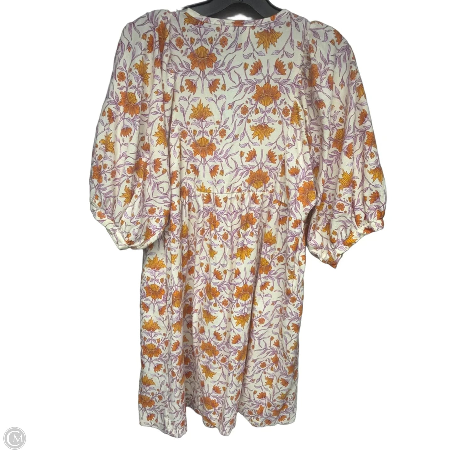 Dress Casual Midi By Universal Thread In Orange & Purple, Size: Xs