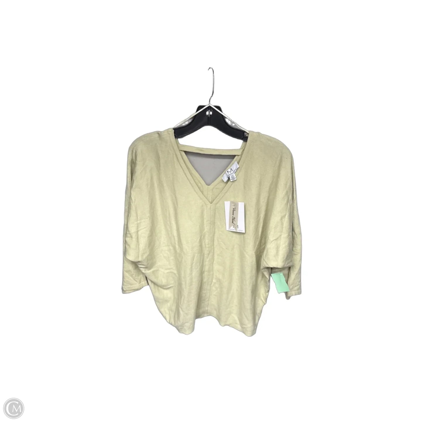 Top 3/4 Sleeve By Magaschoni In Green, Size: L