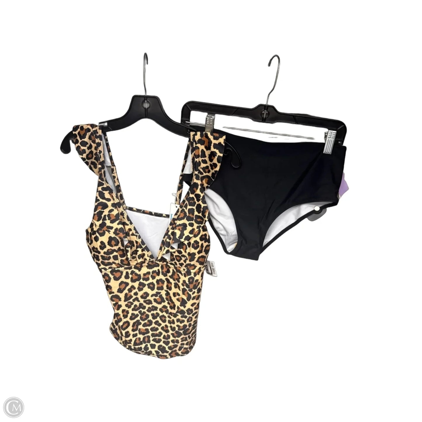 Swimsuit 2pc By Beachsissi In Animal Print, Size: L