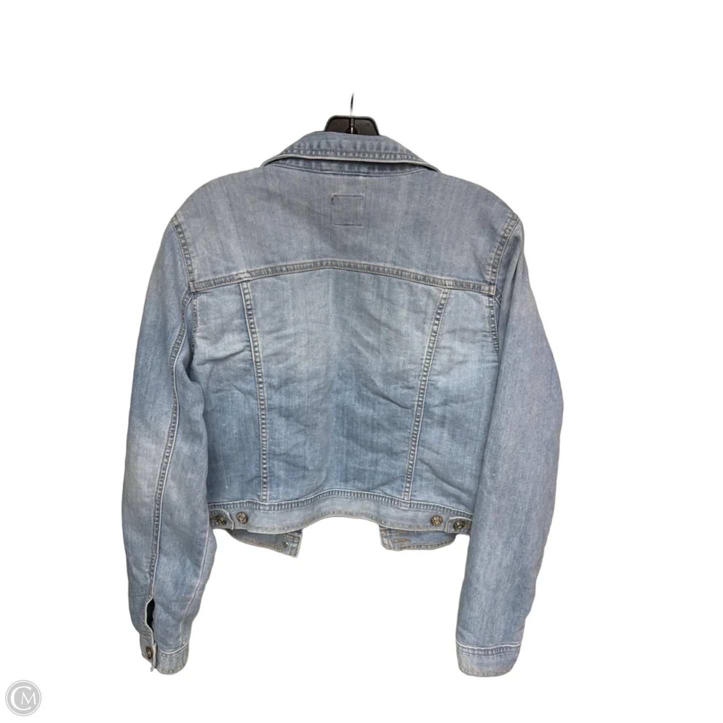 Jacket Denim By Gap In Blue Denim, Size: Xl