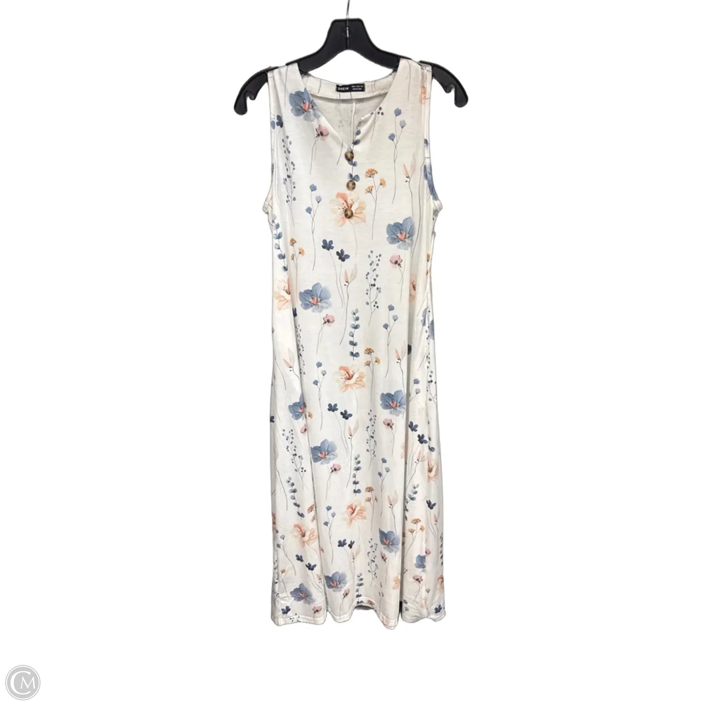 Dress Casual Maxi By Shein In Floral Print, Size: M