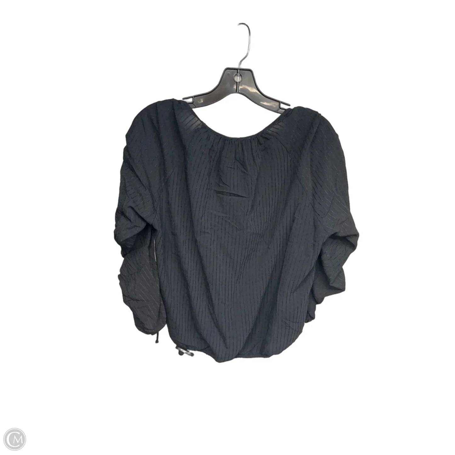 Top 3/4 Sleeve By Astr In Black, Size: L