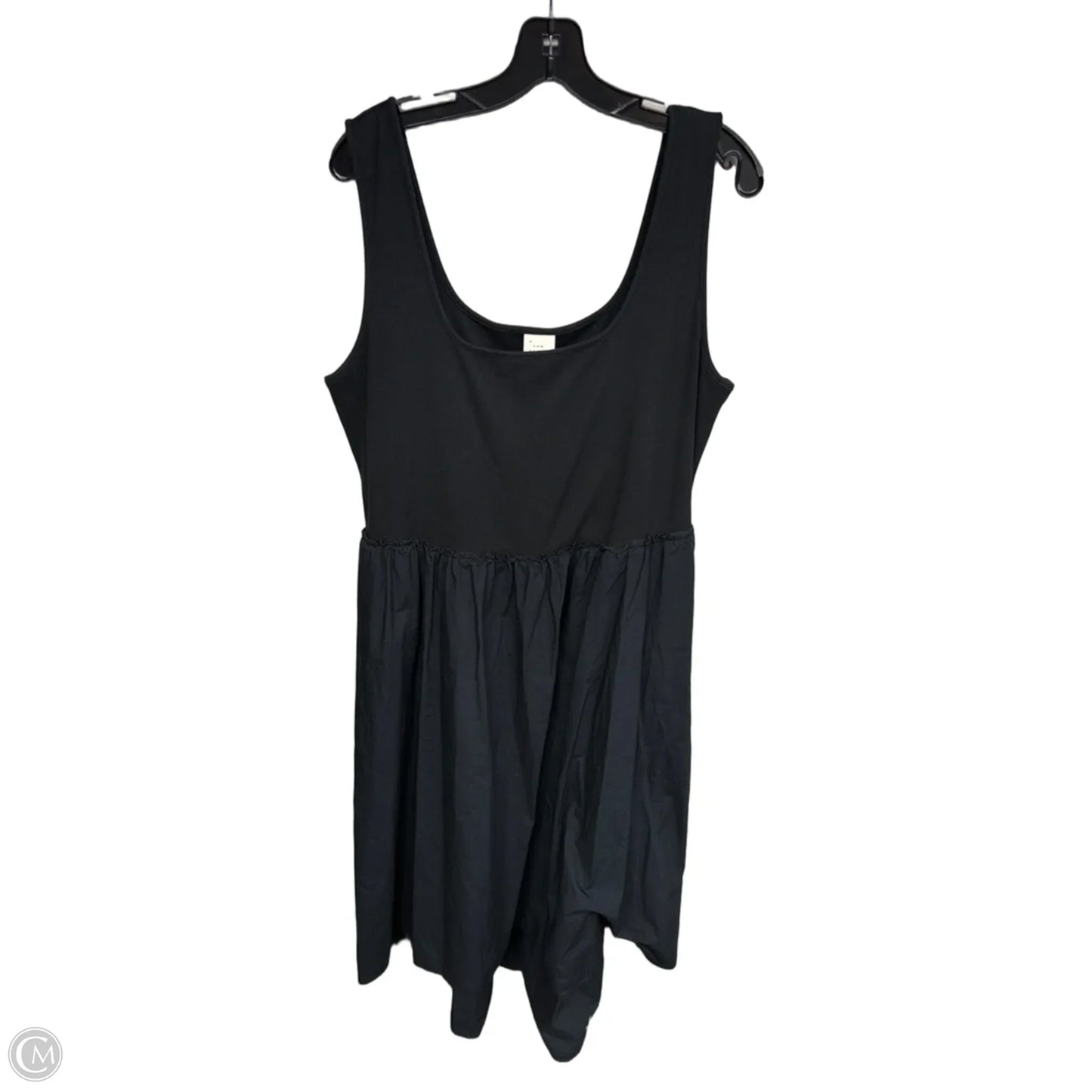 Dress Casual Maxi By A New Day In Black, Size: Xxl