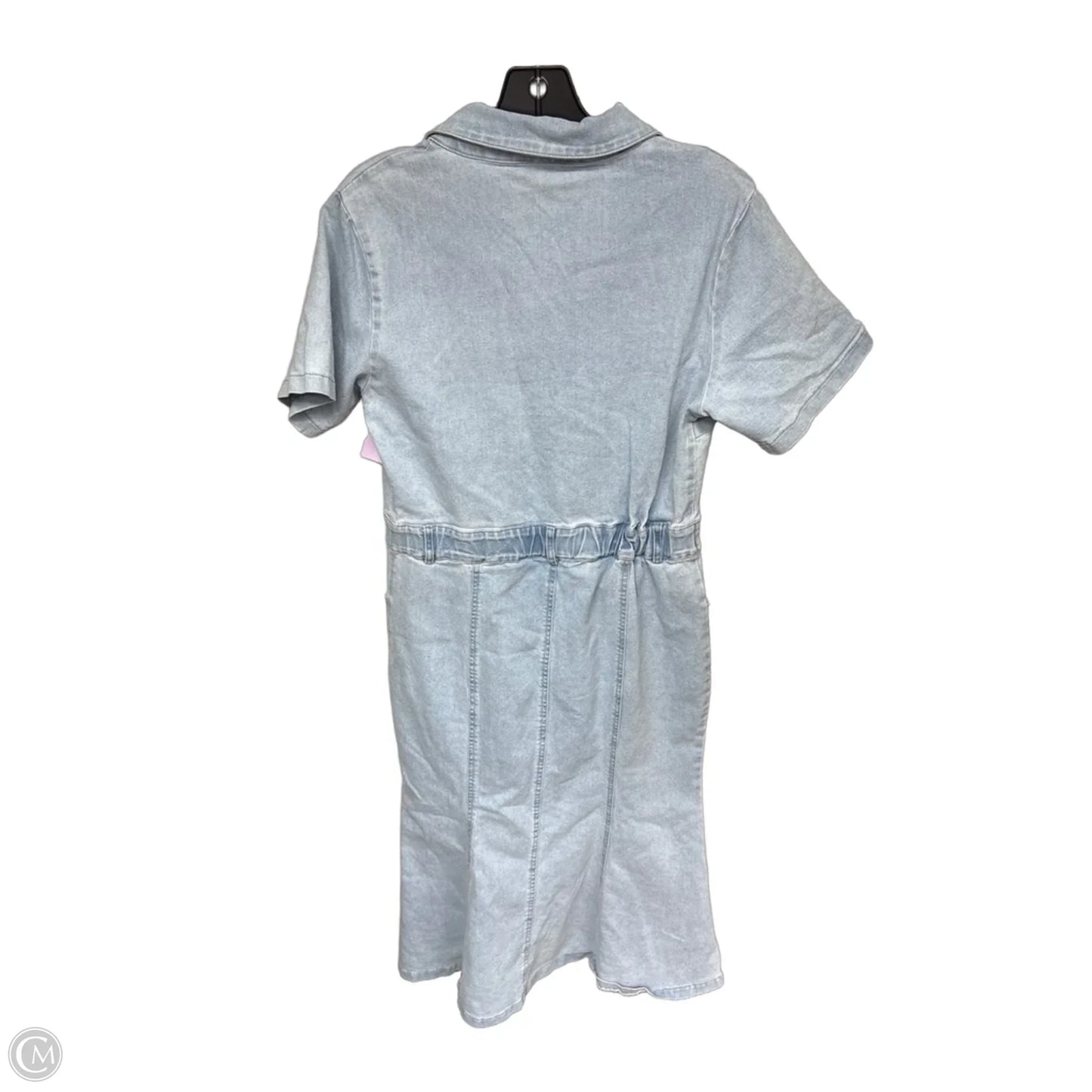 Dress Casual Maxi By Shein In Blue Denim, Size: L