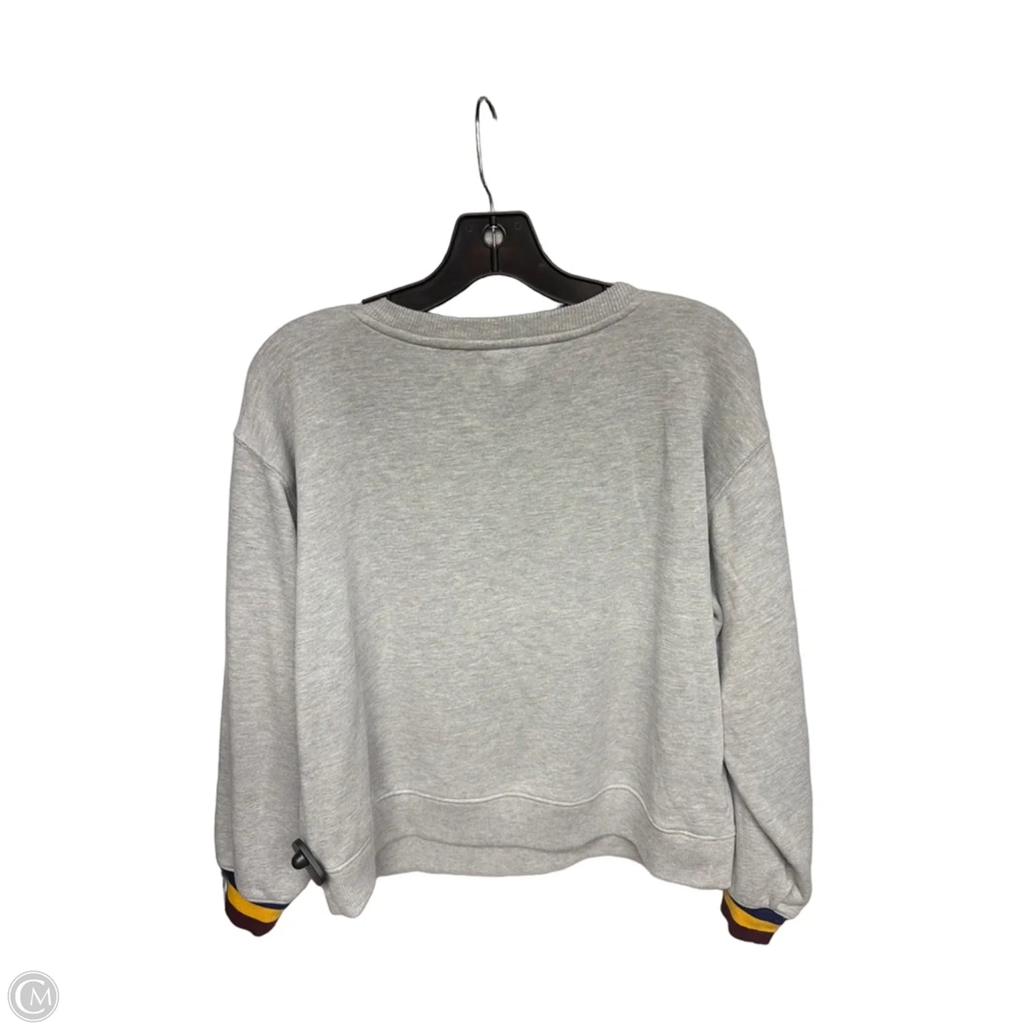 Sweatshirt Crewneck By Lou And Grey In Grey & Silver, Size: S