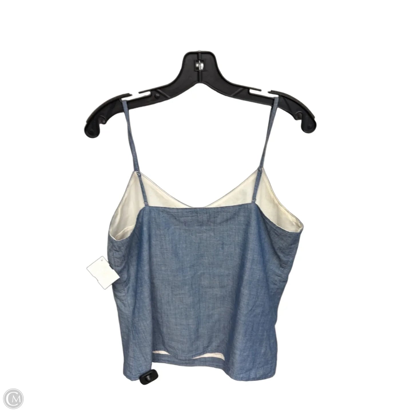 Top Sleeveless By J. Crew In Blue Denim, Size: 6