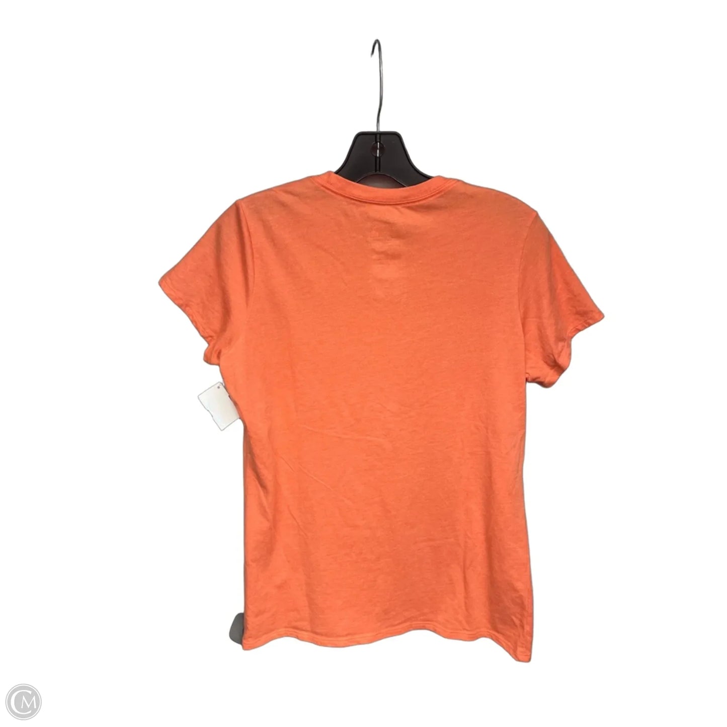 Athletic Top Short Sleeve By The North Face In Orange, Size: M