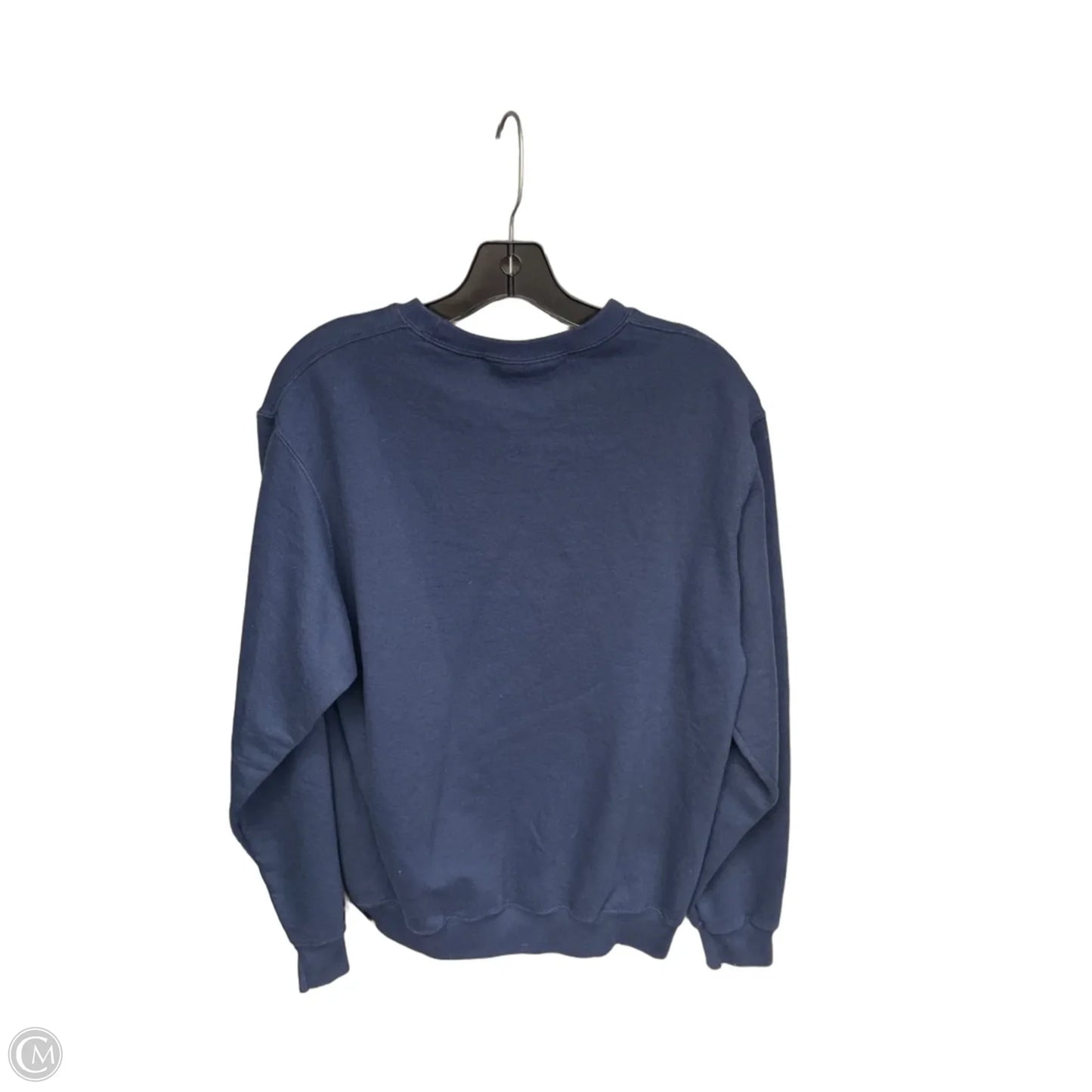 Athletic Sweatshirt Crewneck By Port & Company In Blue, Size: M