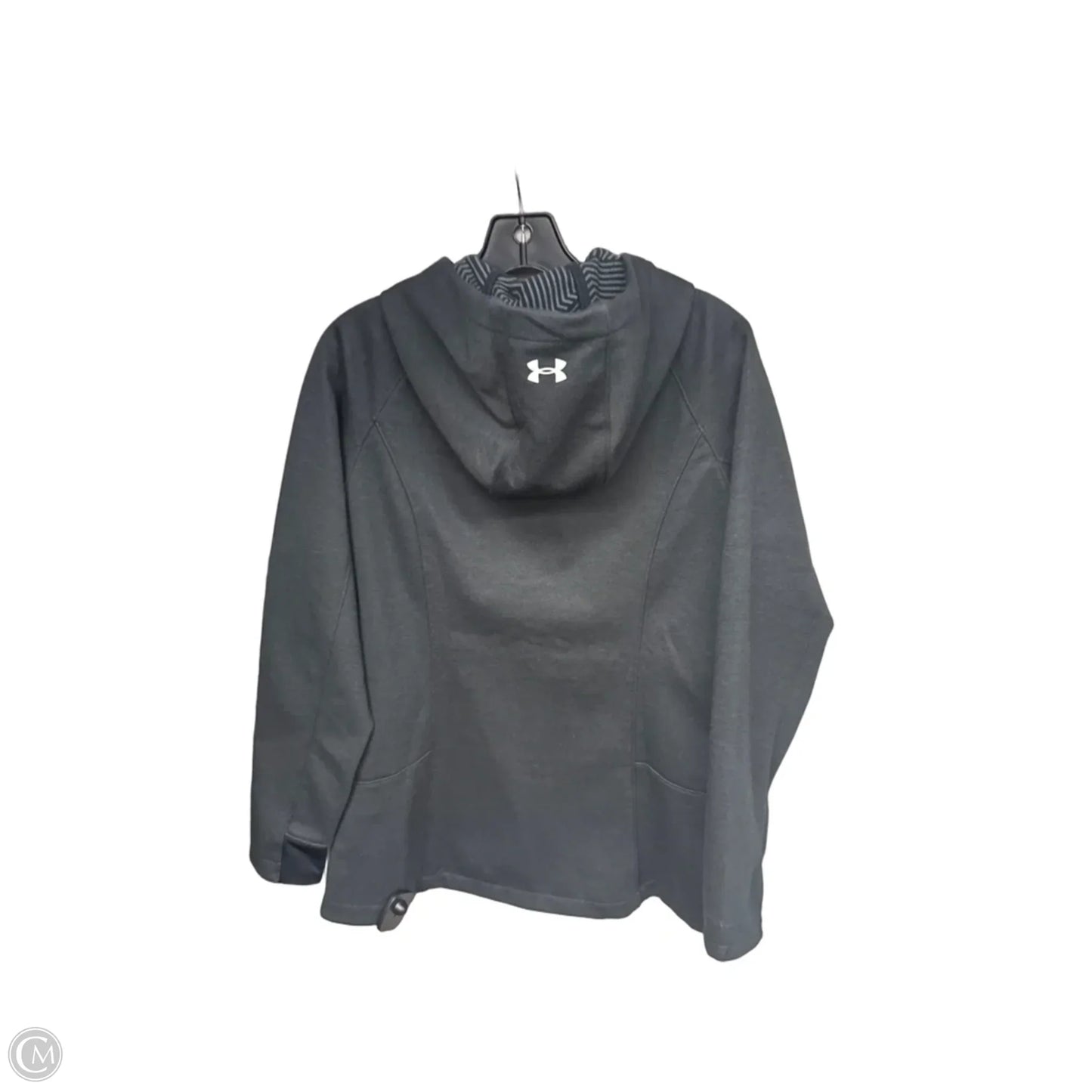 Athletic Jacket By Under Armour In Grey, Size: M