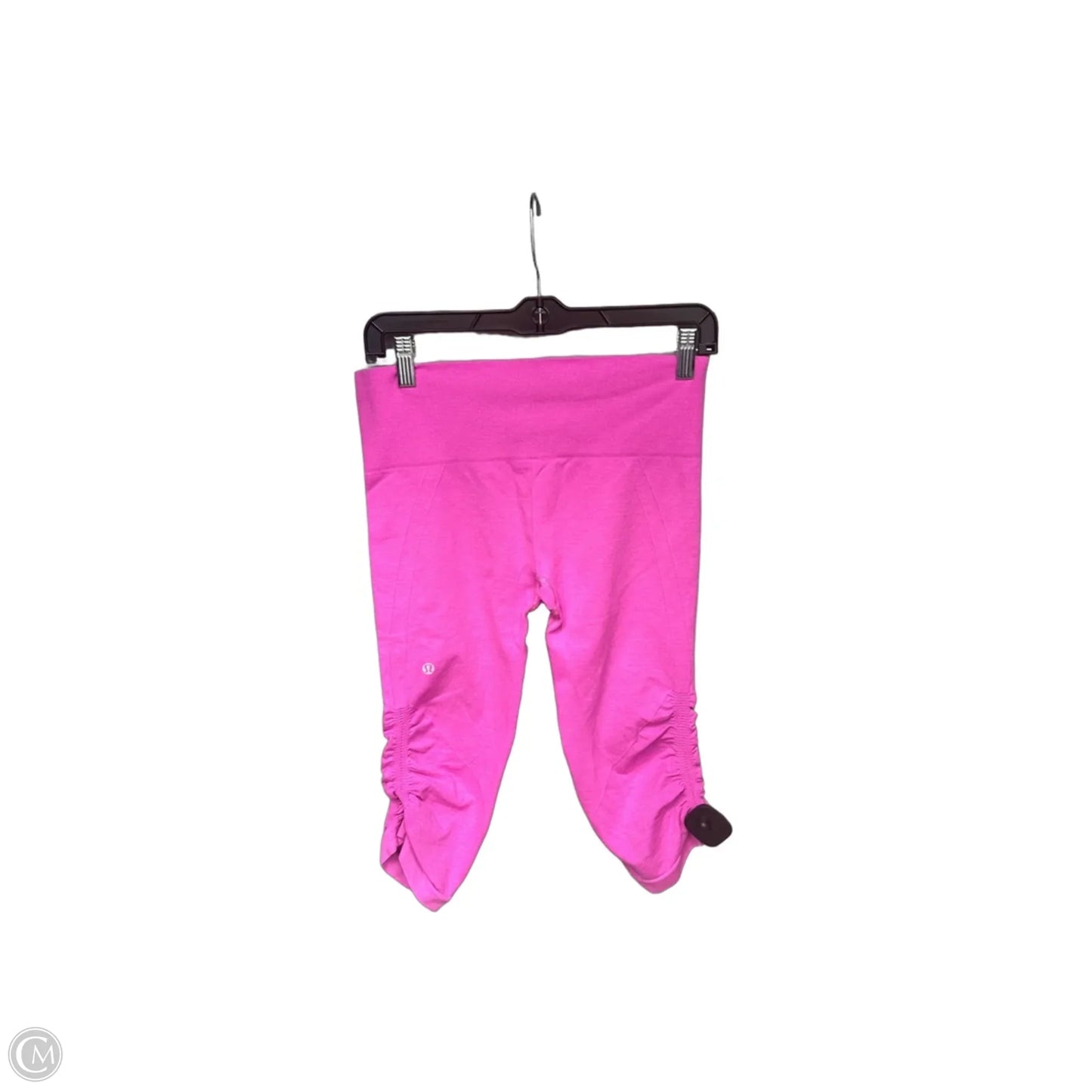 Athletic Capris By Lululemon In Pink, Size: 8