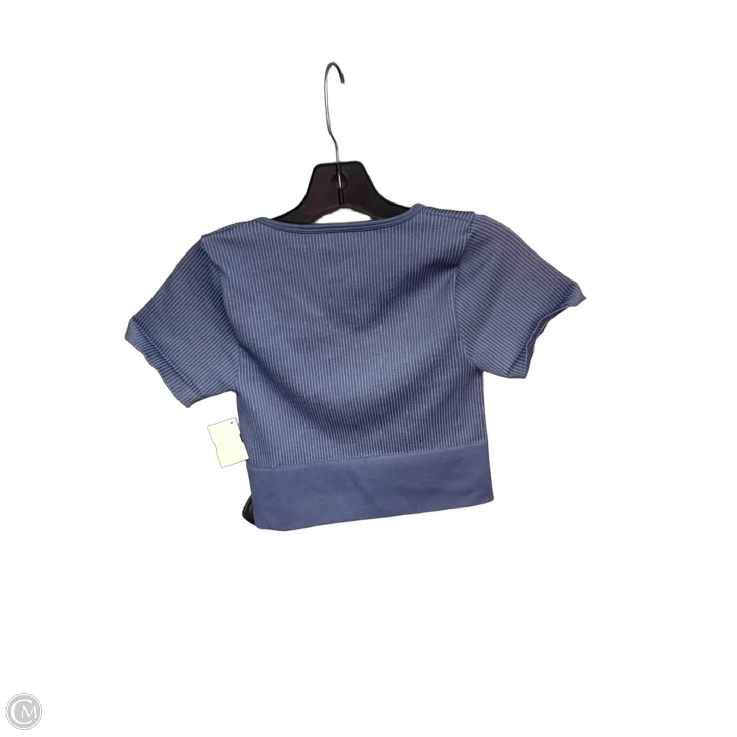 Top Short Sleeve By Offline In Blue, Size: M
