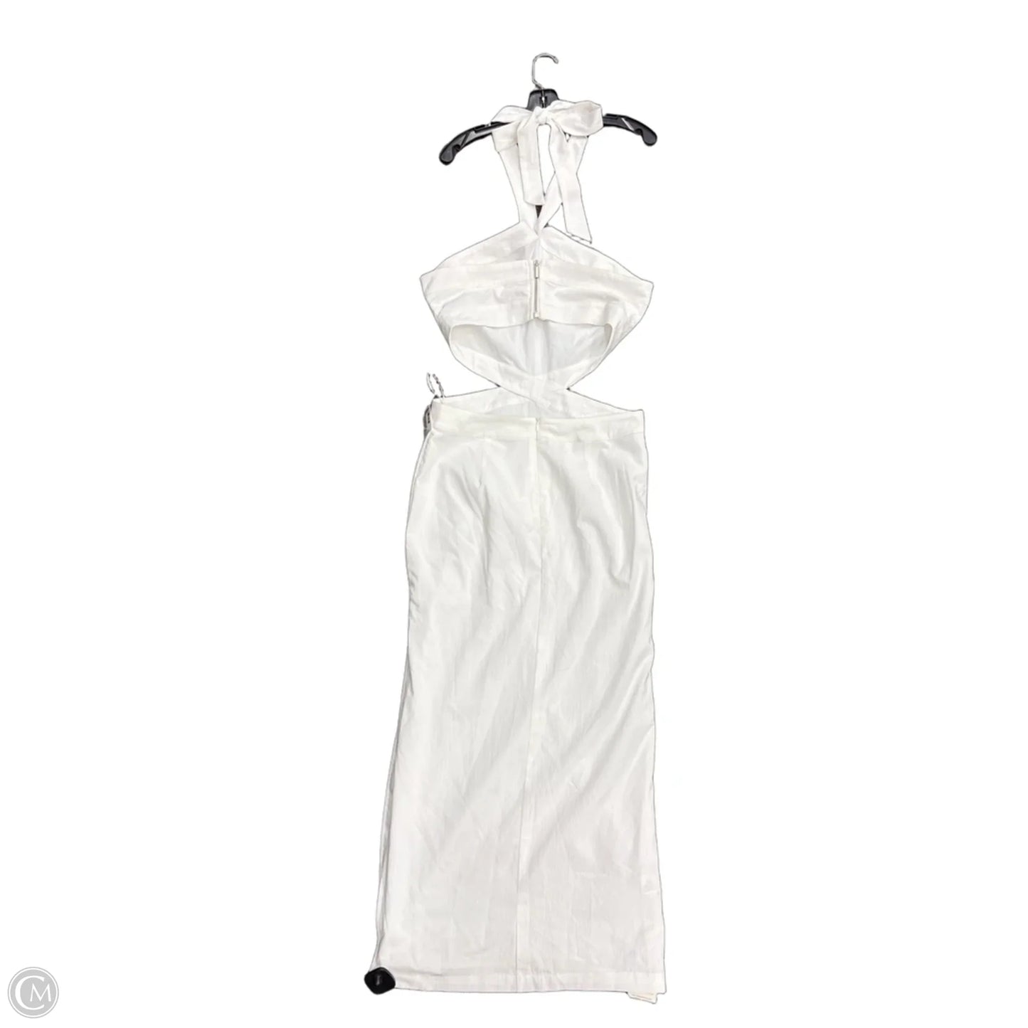 Dress Casual Maxi By Commense In White, Size: L