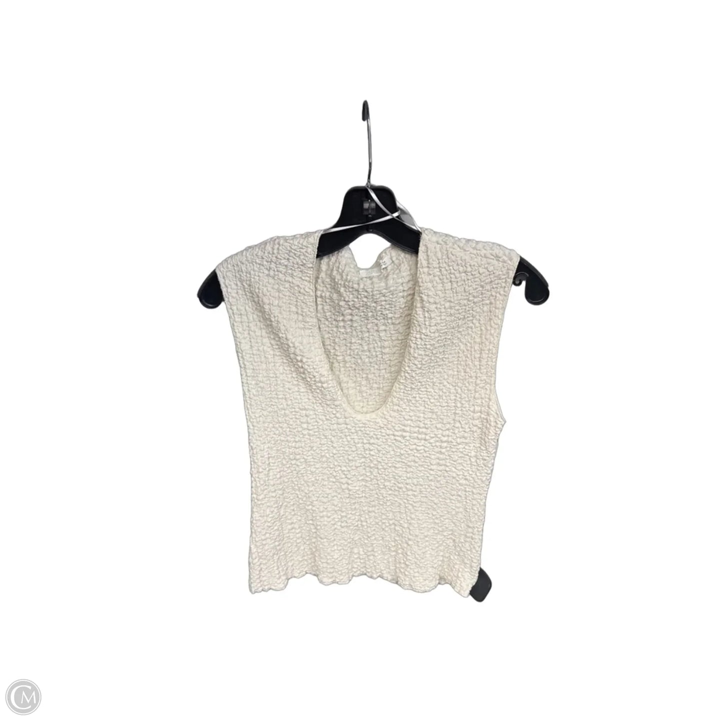 Top Sleeveless By Zara In Beige, Size: L