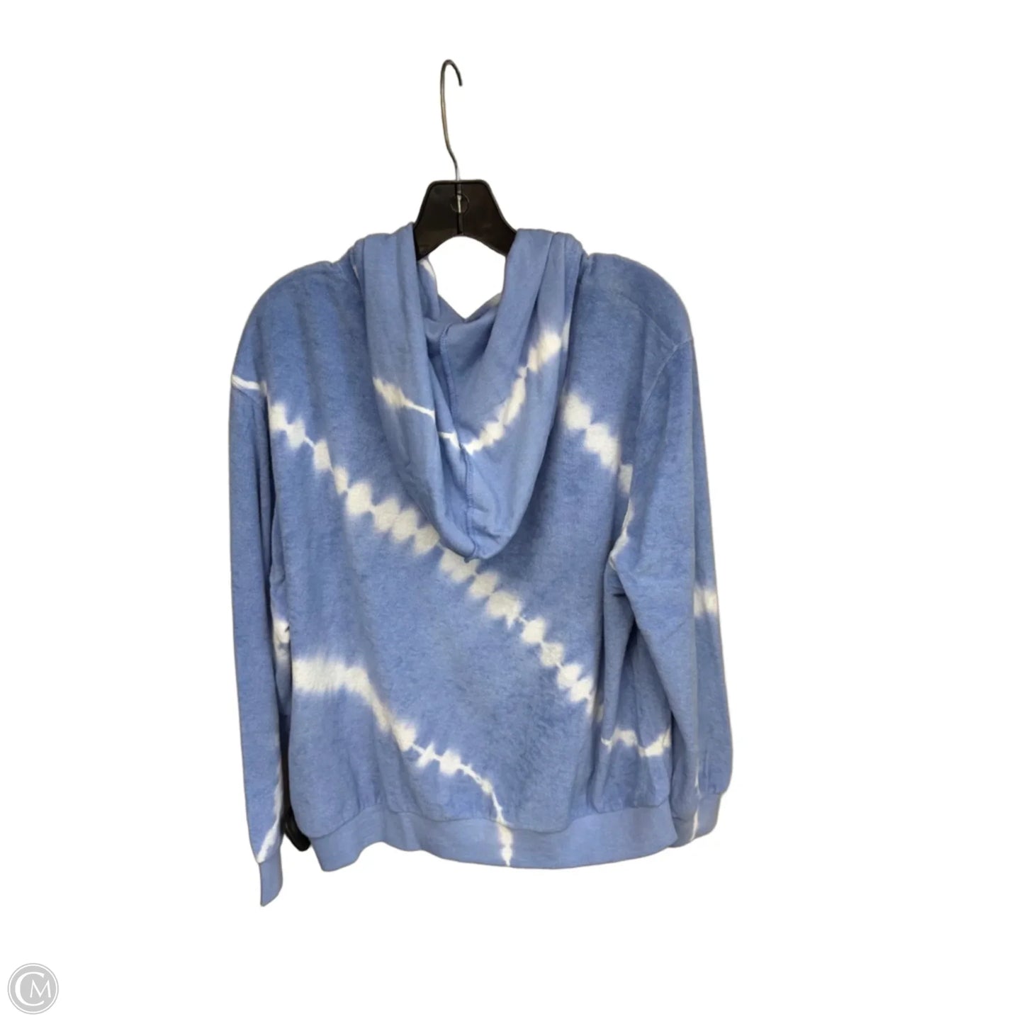 Sweatshirt Hoodie By Wild Fable In Blue & White, Size: S