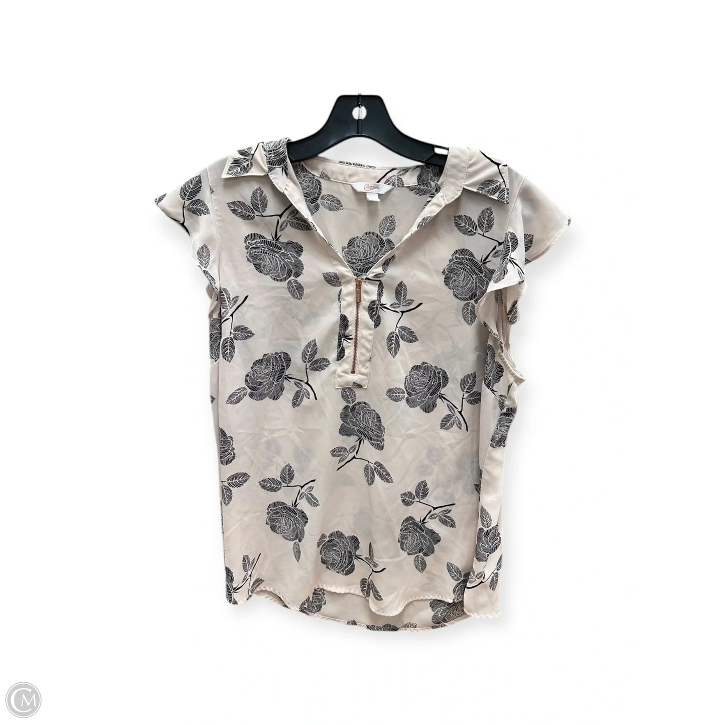 Top Short Sleeve By Candies In Pink, Size: L