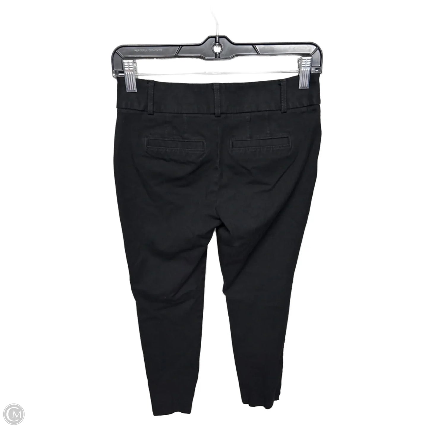 Pants Cropped By Banana Republic In Black, Size: 0p