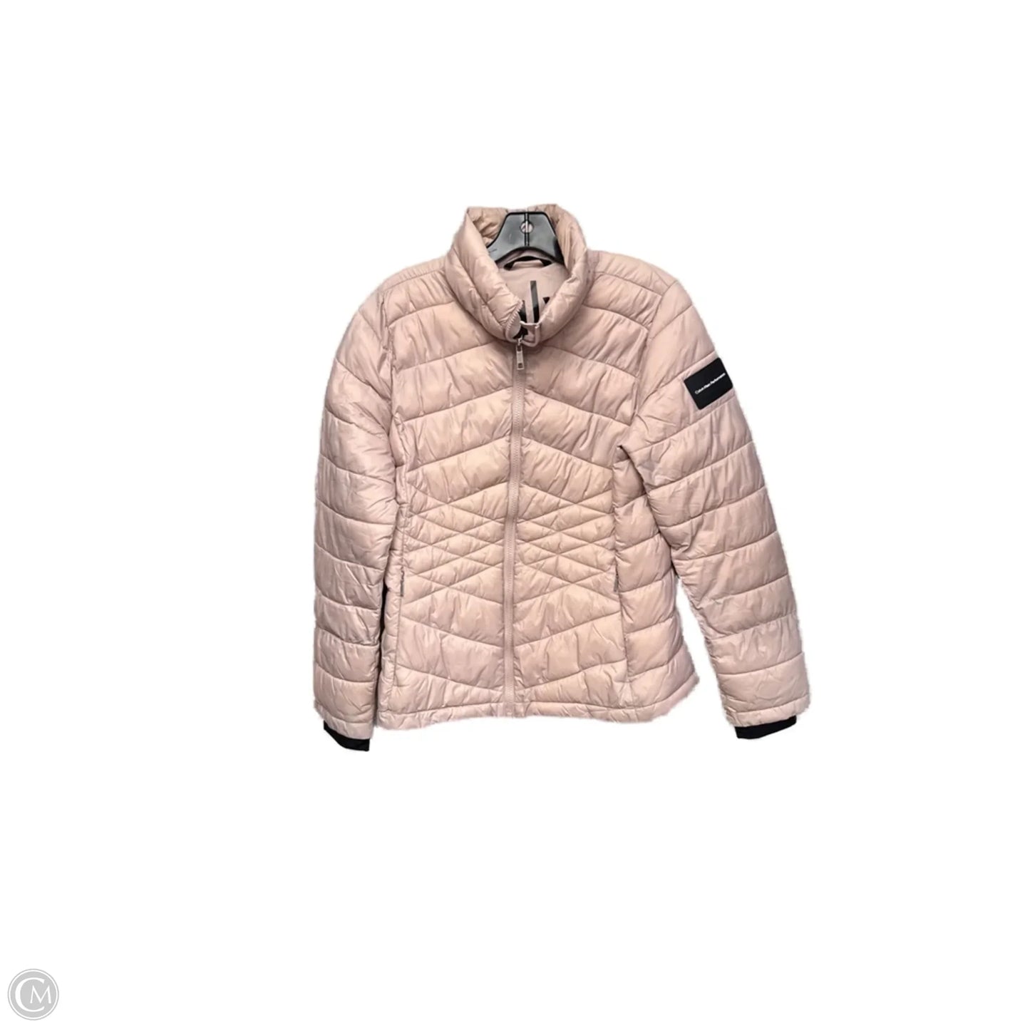 Jacket Puffer & Quilted By Calvin Klein Performance In Pink, Size: M