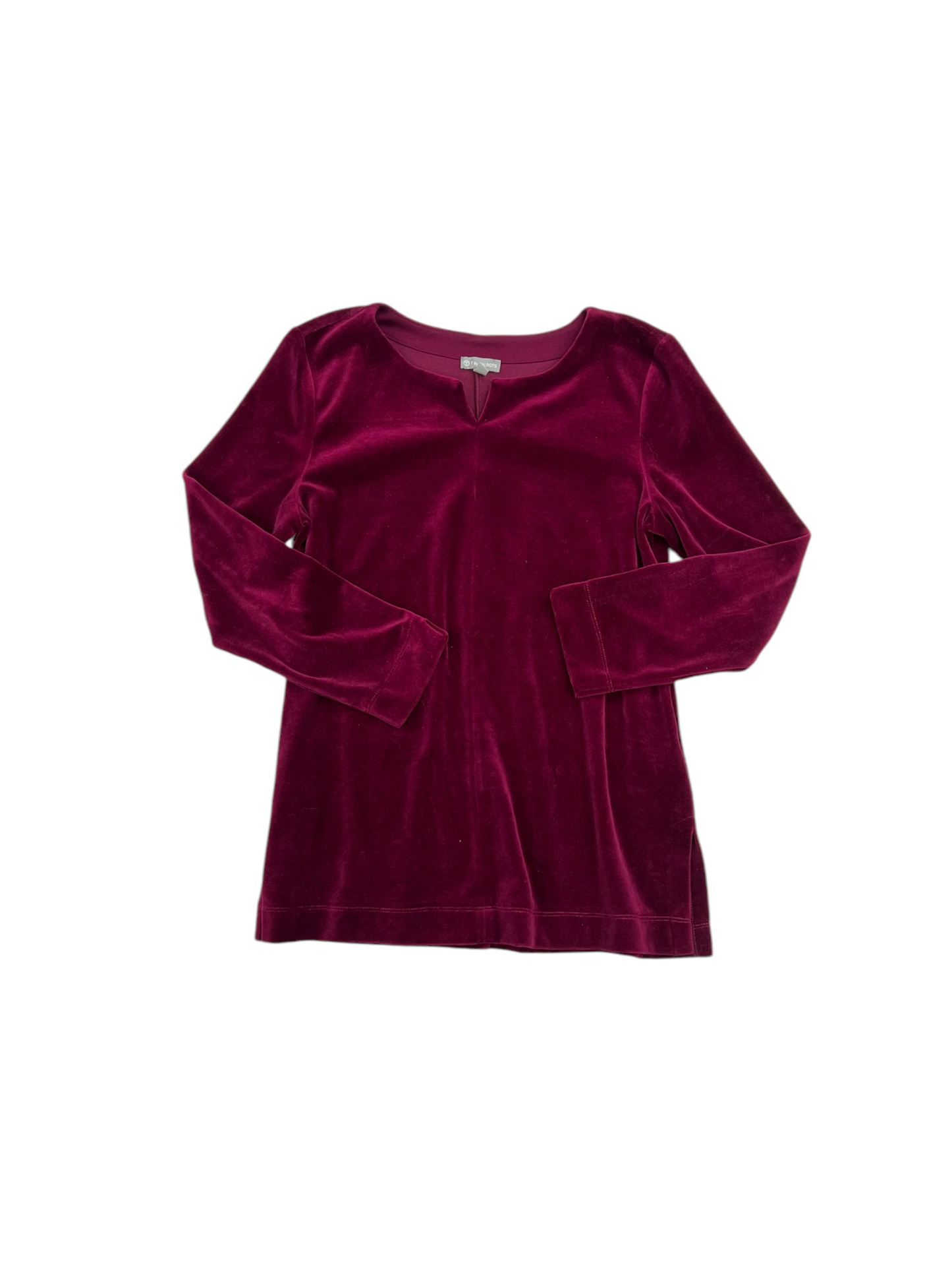 Top Long Sleeve By Talbots In Pink, Size: S