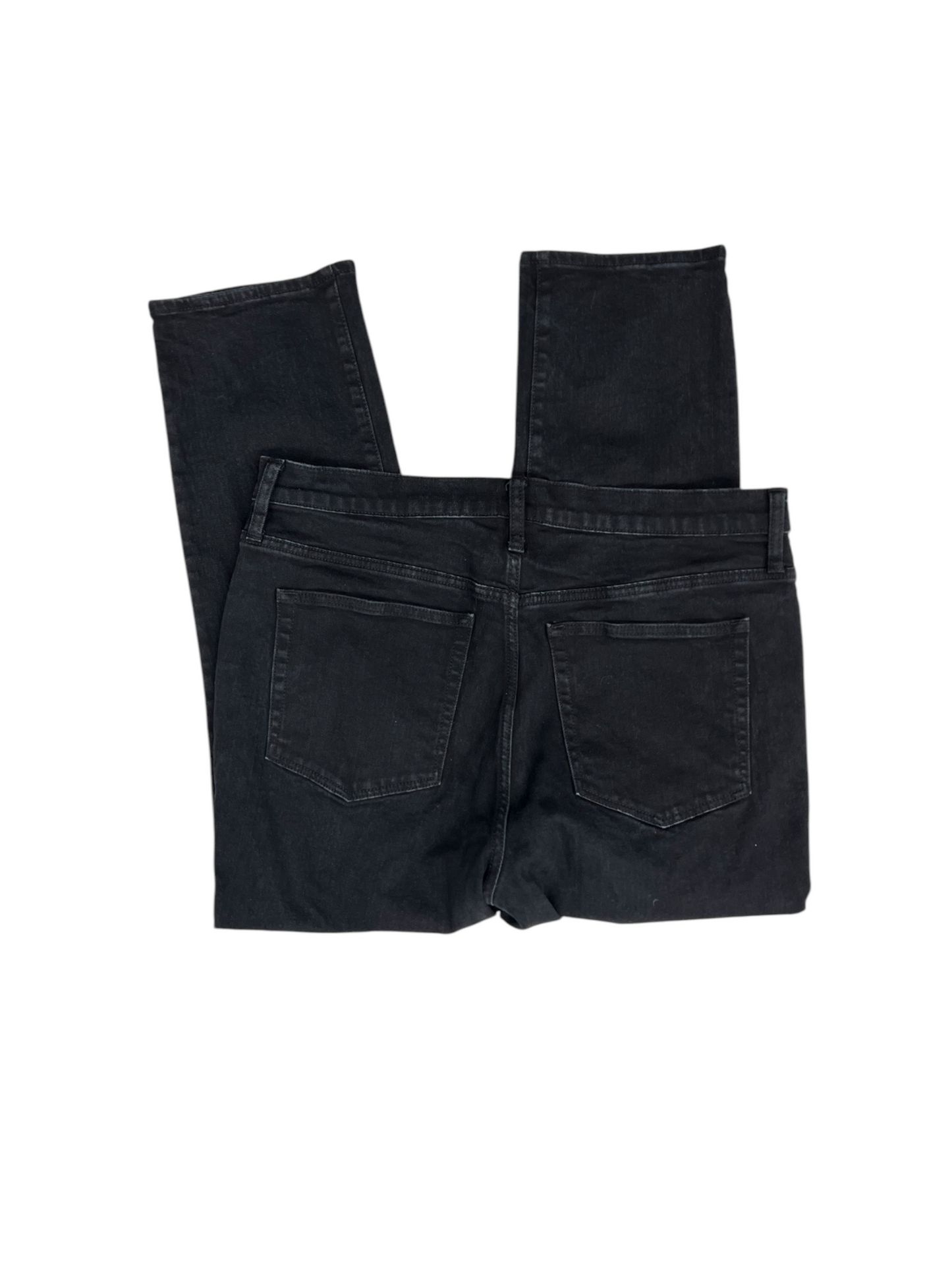 Jeans Straight By J. Crew In Black Denim, Size: 14