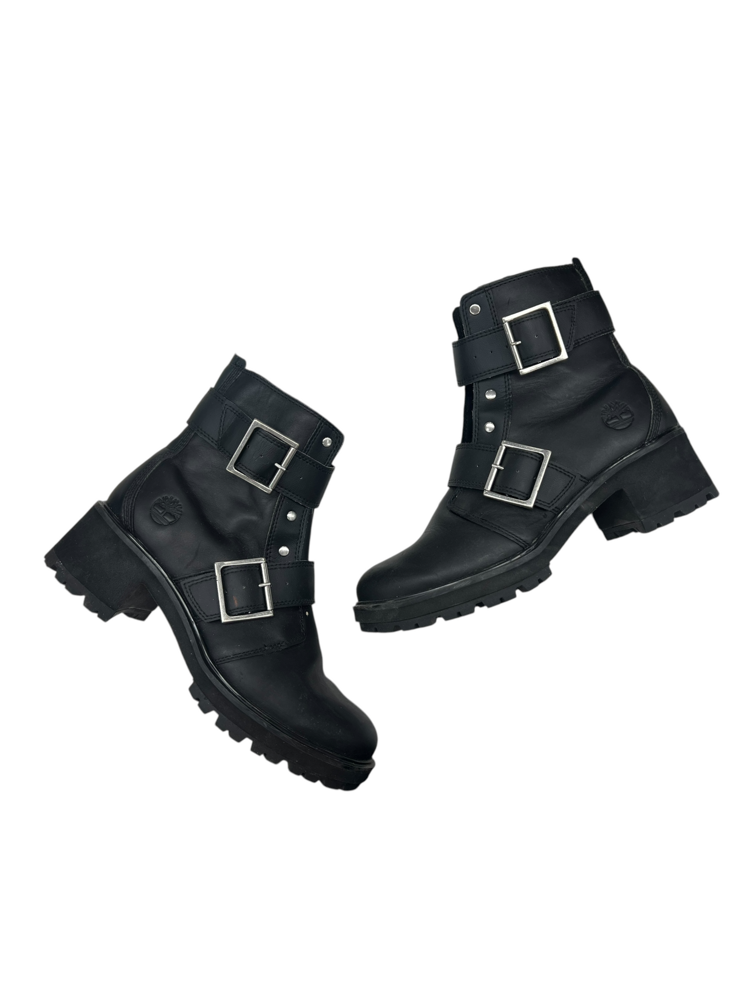 Boots Ankle Heels By Timberland In Black, Size: 9.5