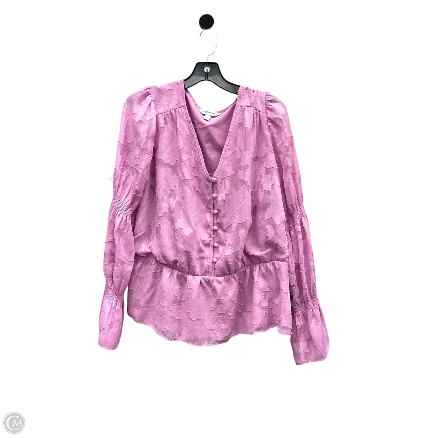 Top Long Sleeve By Elizabeth And James In Pink, Size: Xl