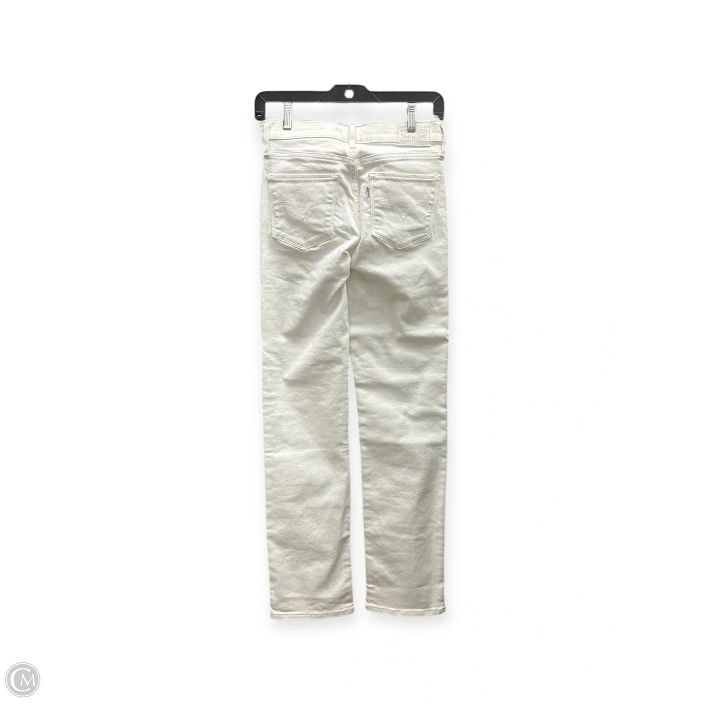 Jeans Straight By Levis In White, Size: 0