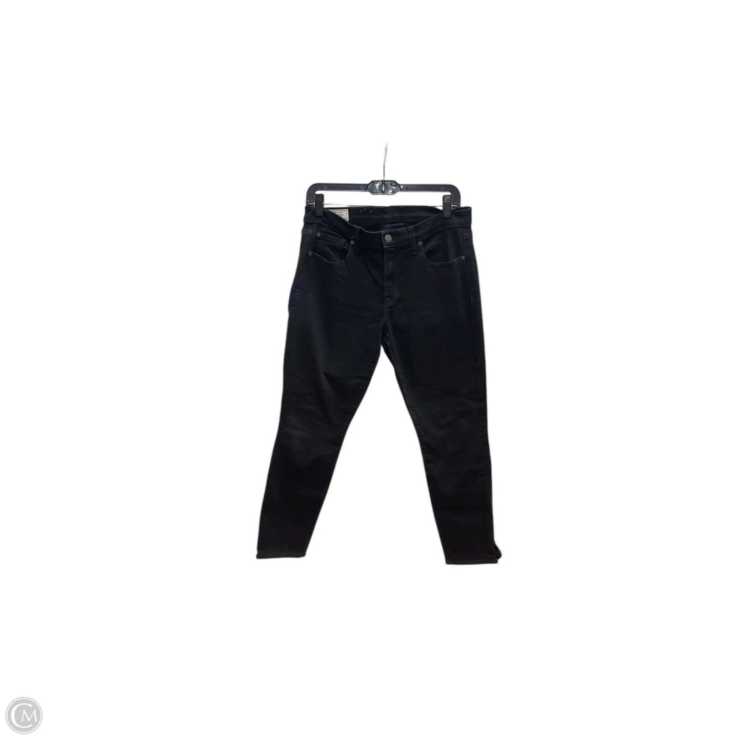 Jeans Skinny By Gap In Black, Size: 10p