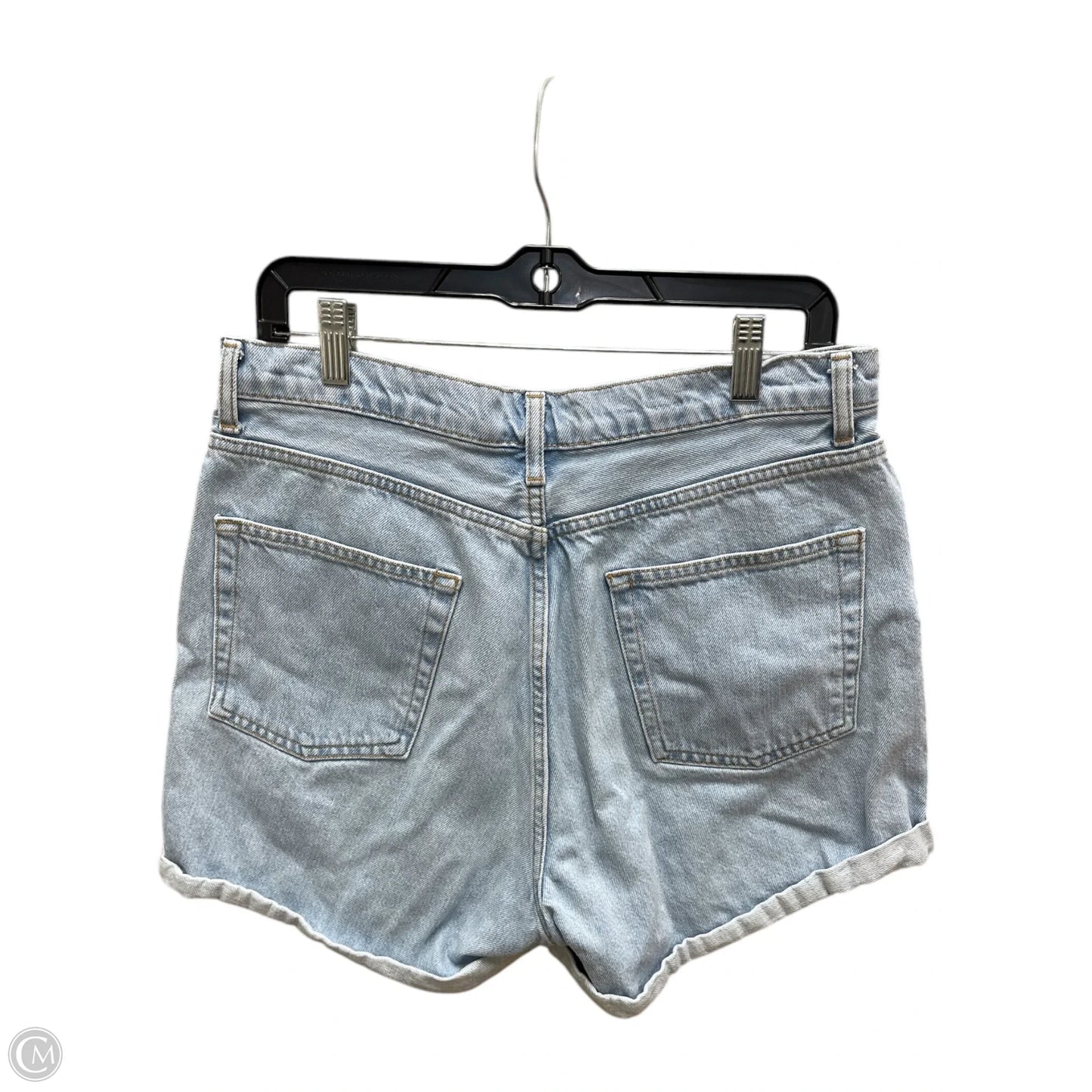 Shorts By Topshop In Blue Denim, Size: 10