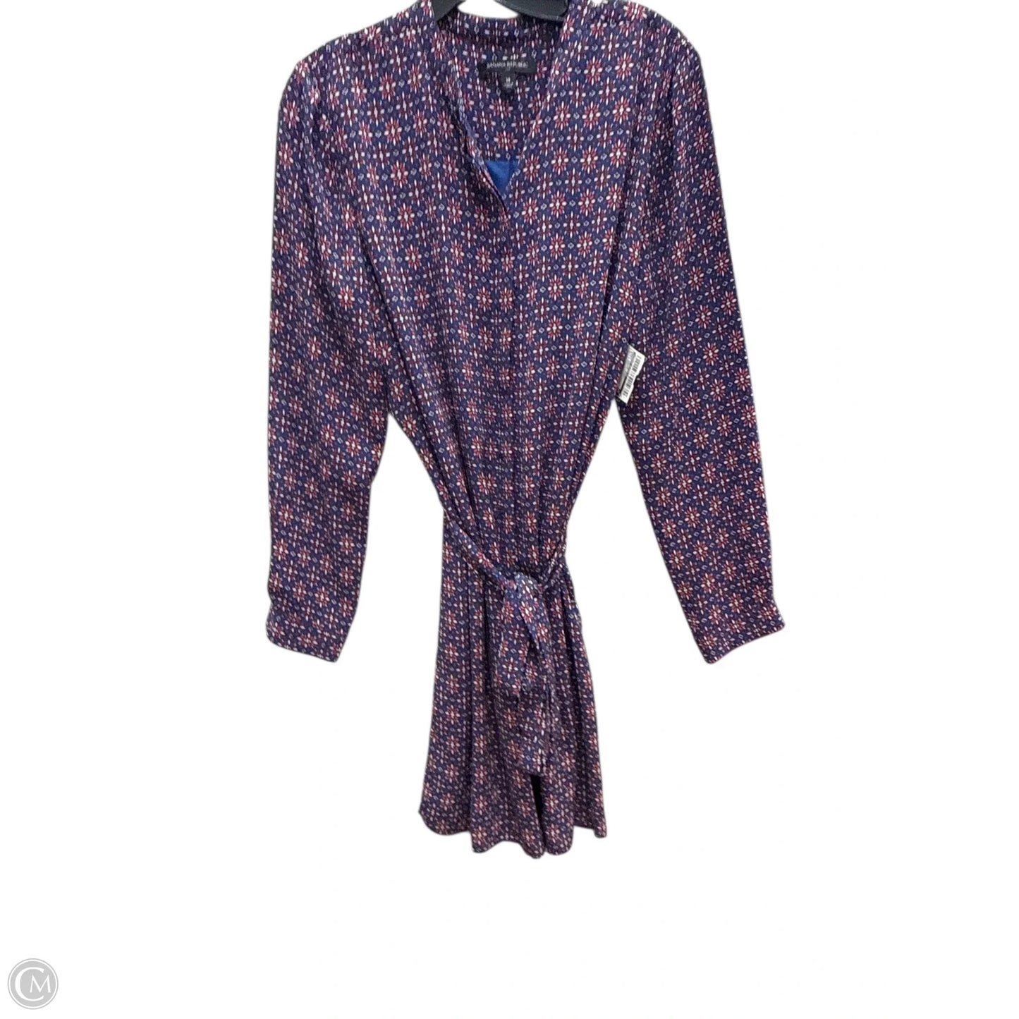 Dress Casual Short By Banana Republic In Blue & Red, Size: 14