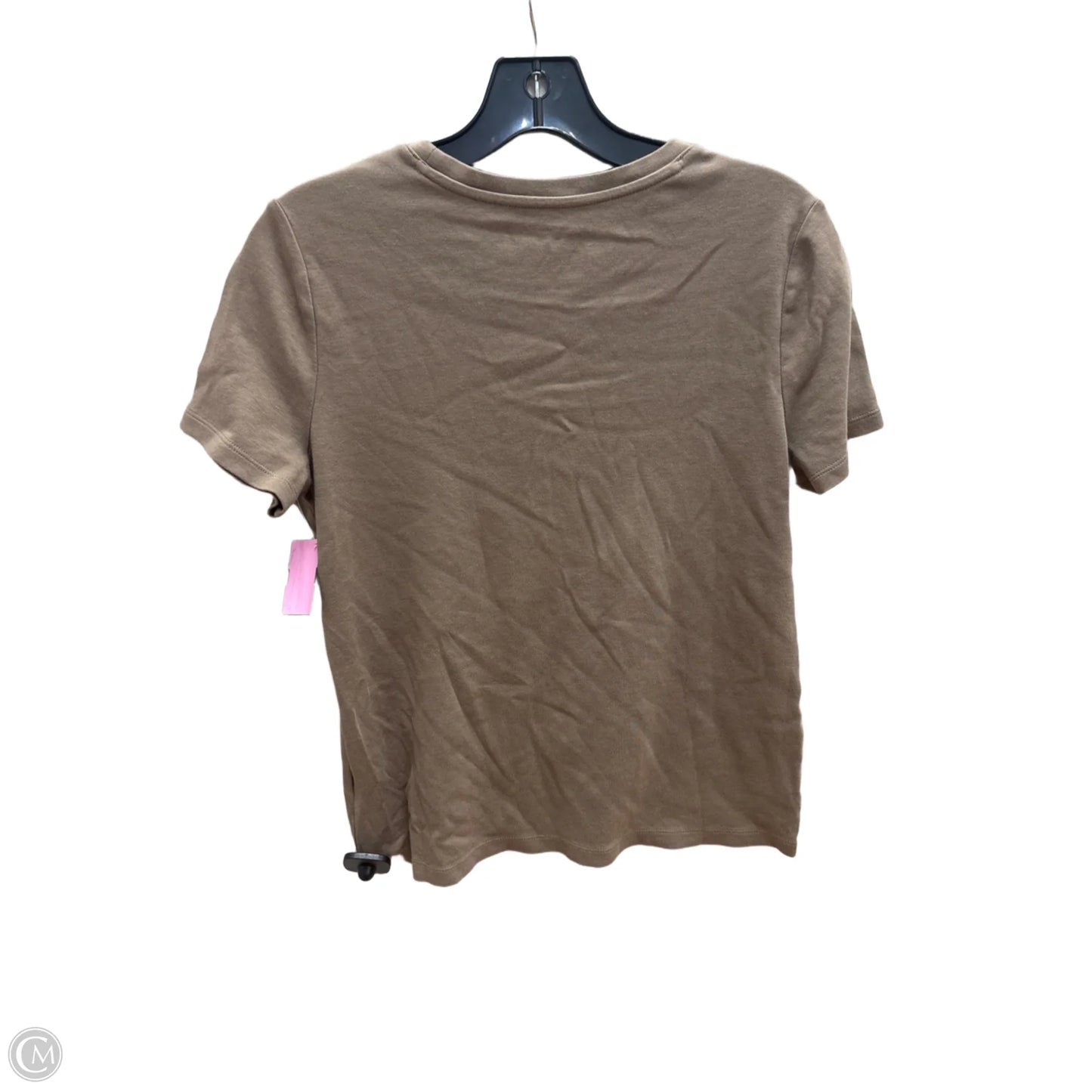 Top Short Sleeve Basic By Studio Works In Brown, Size: M