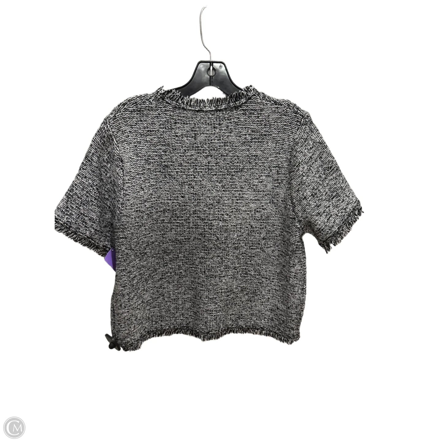 Cardigan By J. Crew In Black & White, Size: L