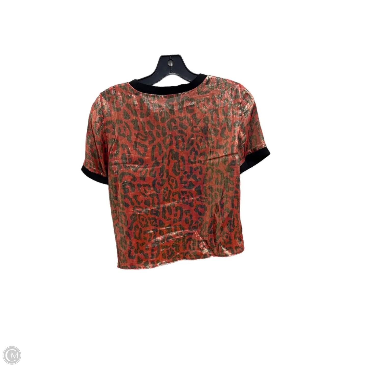 Top Short Sleeve Designer By Alice + Olivia In Red, Size: Xs