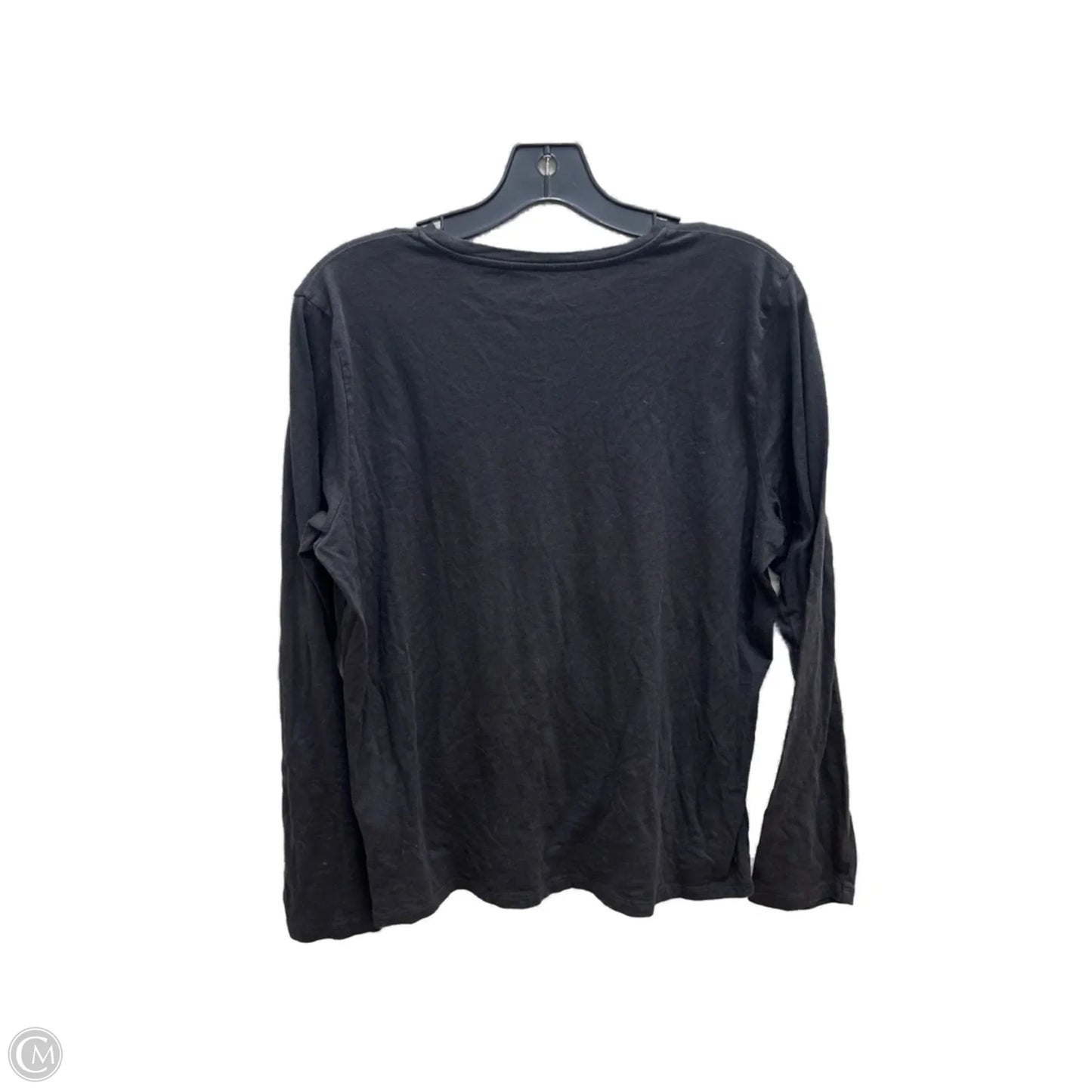 Top Long Sleeve Basic By Everlane In Black, Size: Xl