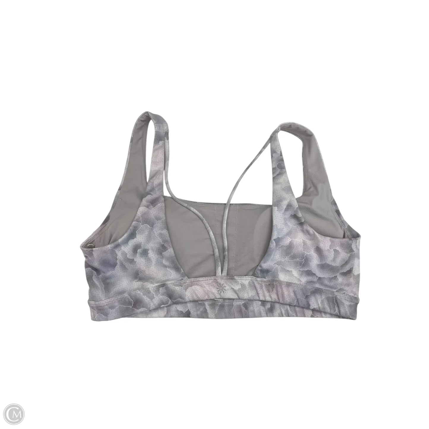 Athletic Bra By Athleta In Grey, Size: Xl