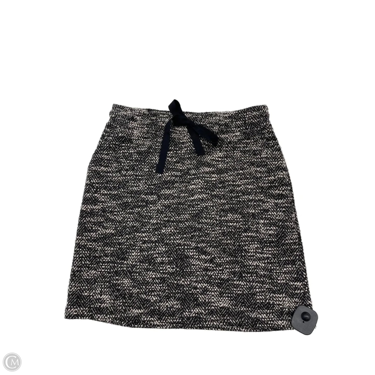 Skirt Mini & Short By Loft In Black & Cream, Size: Xsp