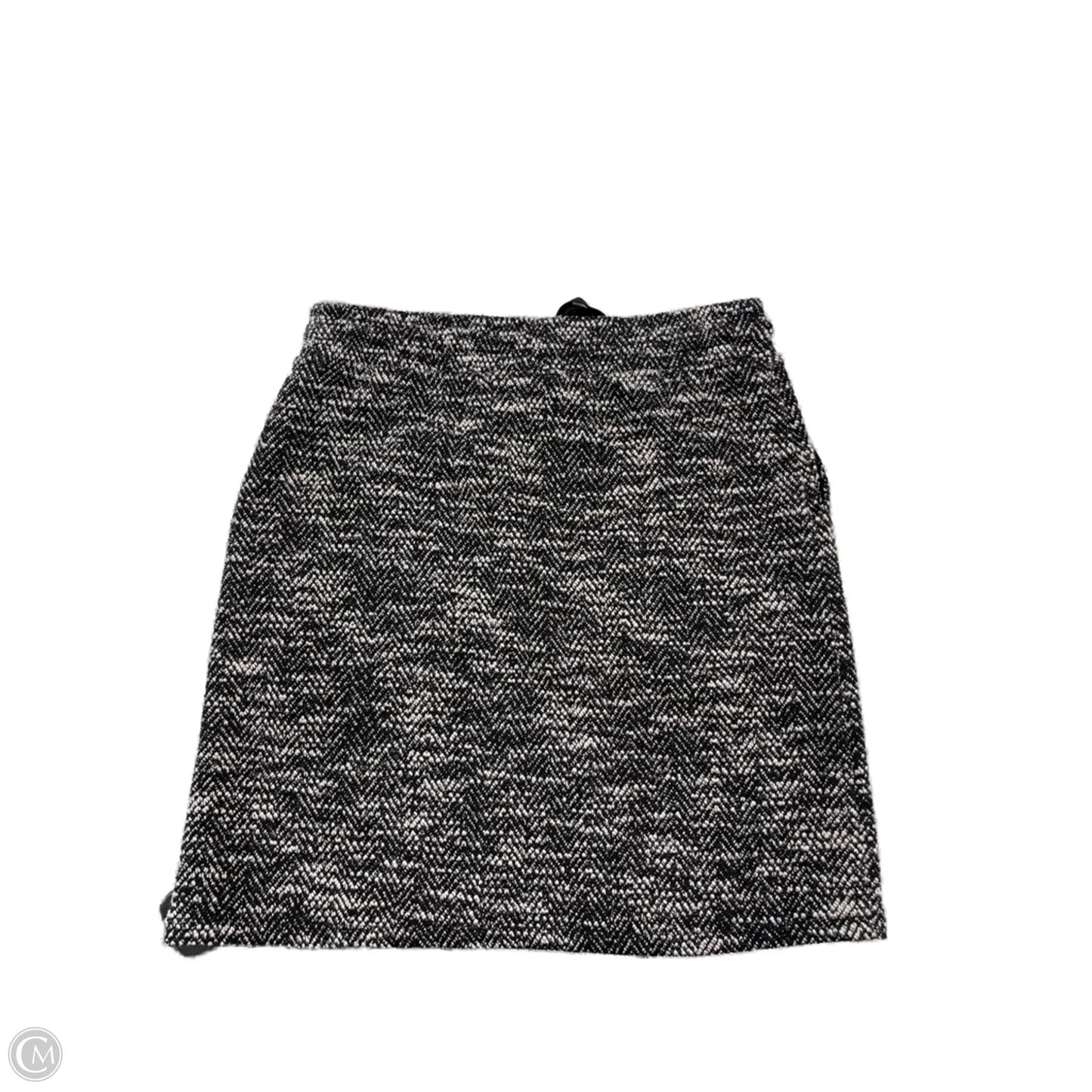Skirt Mini & Short By Loft In Black & Cream, Size: Xsp