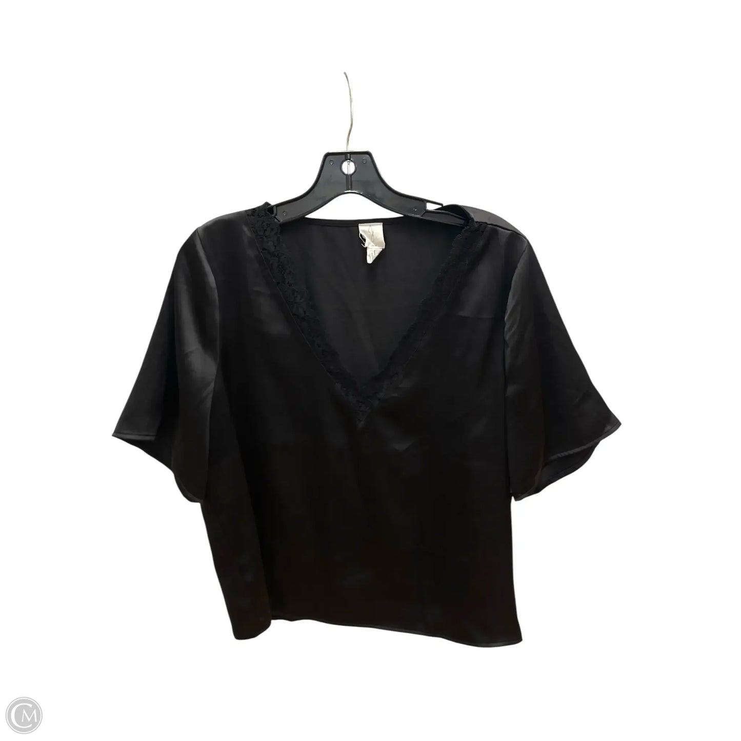 Top Short Sleeve By Joie In Black, Size: L