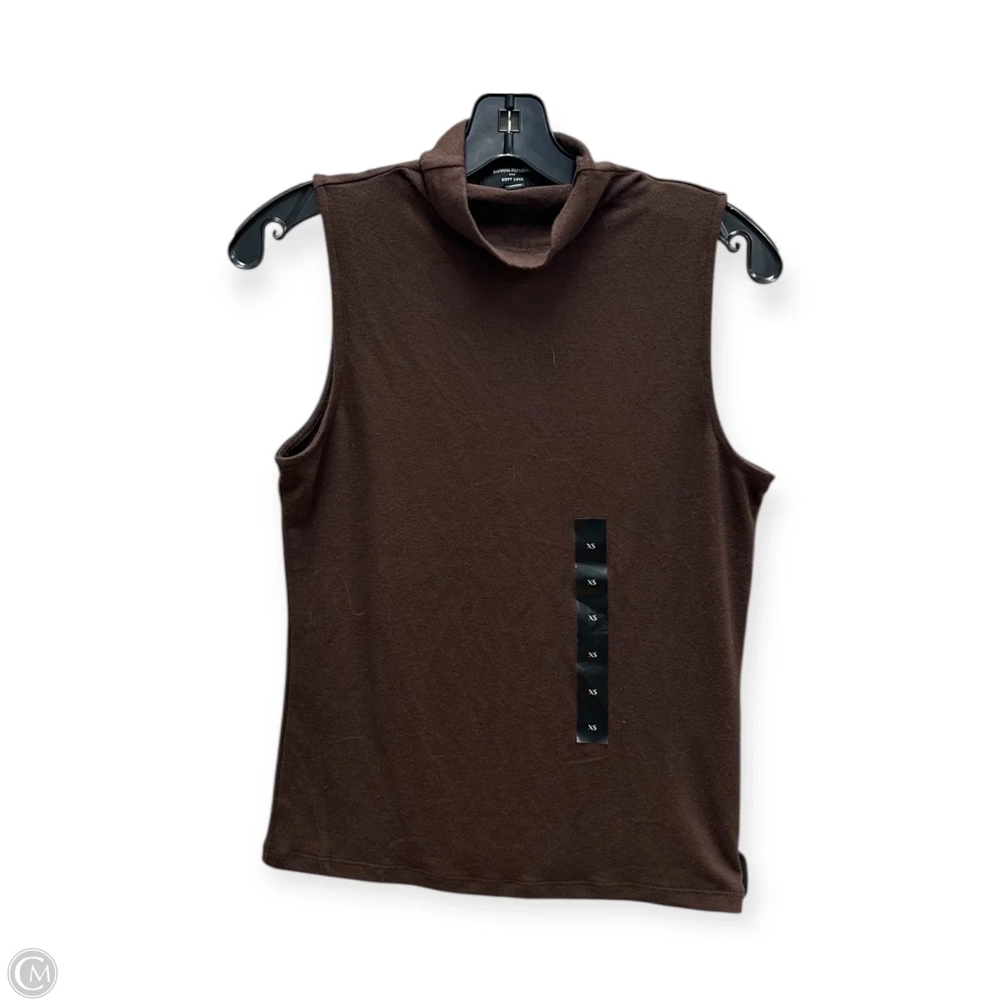 Top Sleeveless Basic By Banana Republic In Brown, Size: Xs