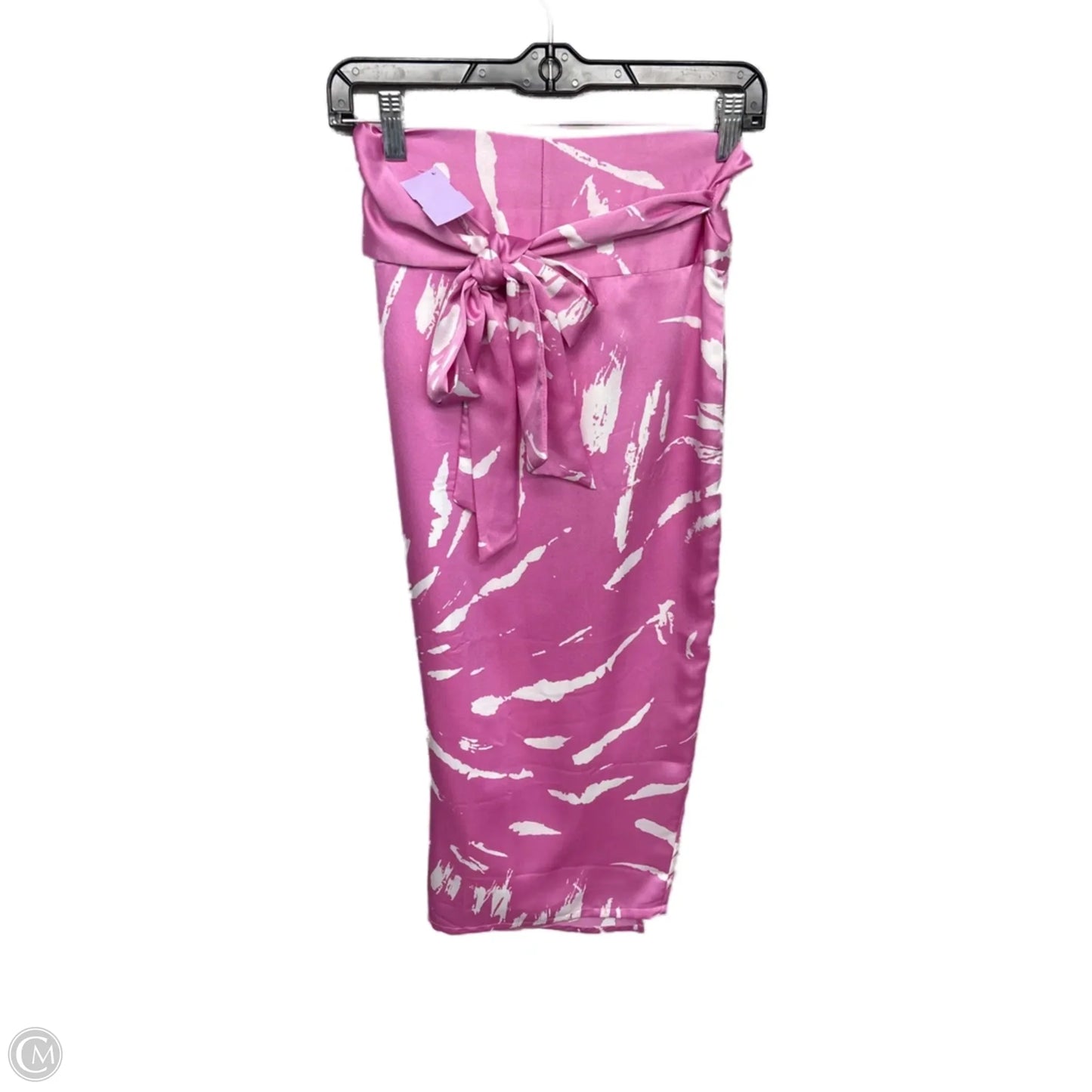 Dress Casual Midi By Vici In Pink & White, Size: Xs