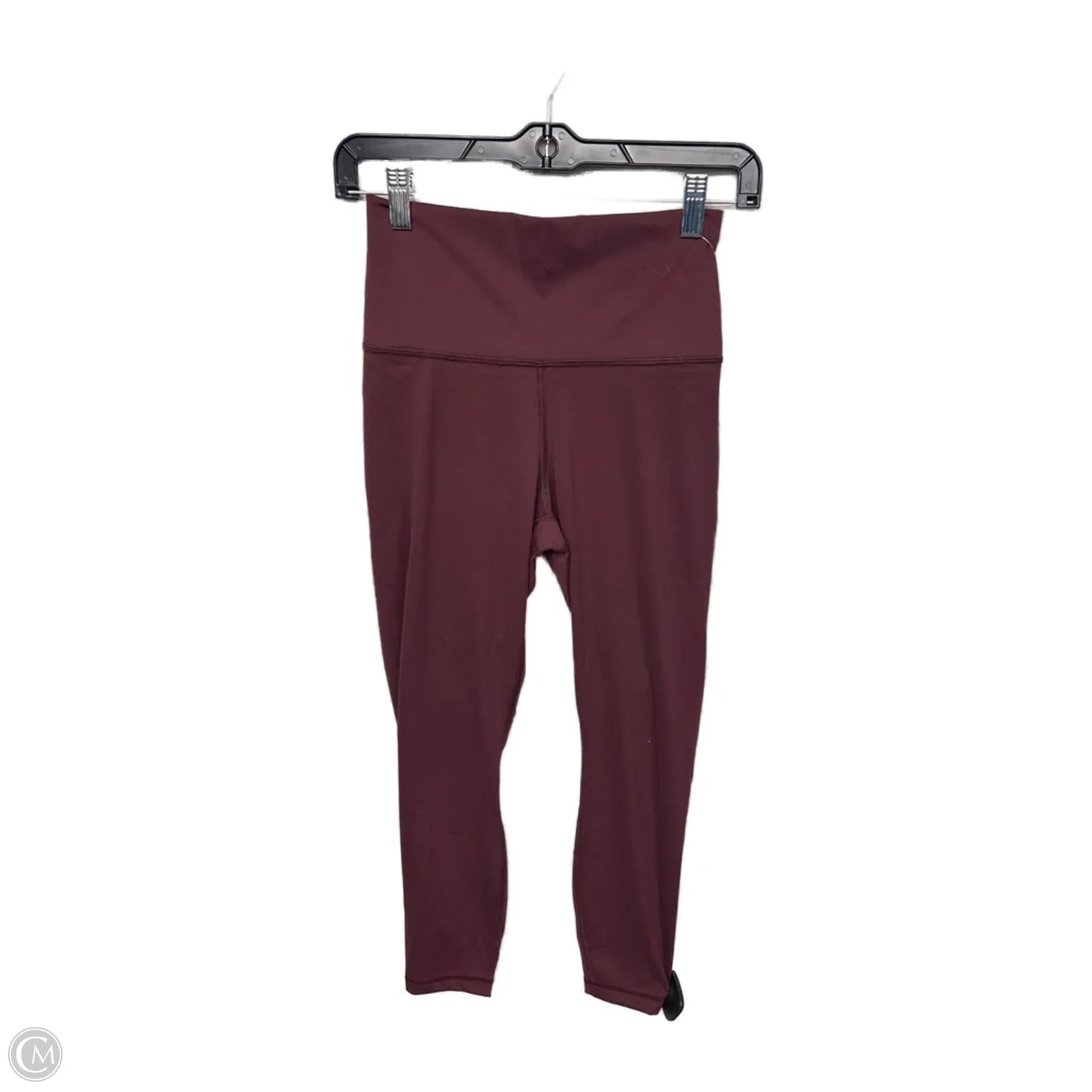 Athletic Leggings By Yogalicious In Maroon, Size: M