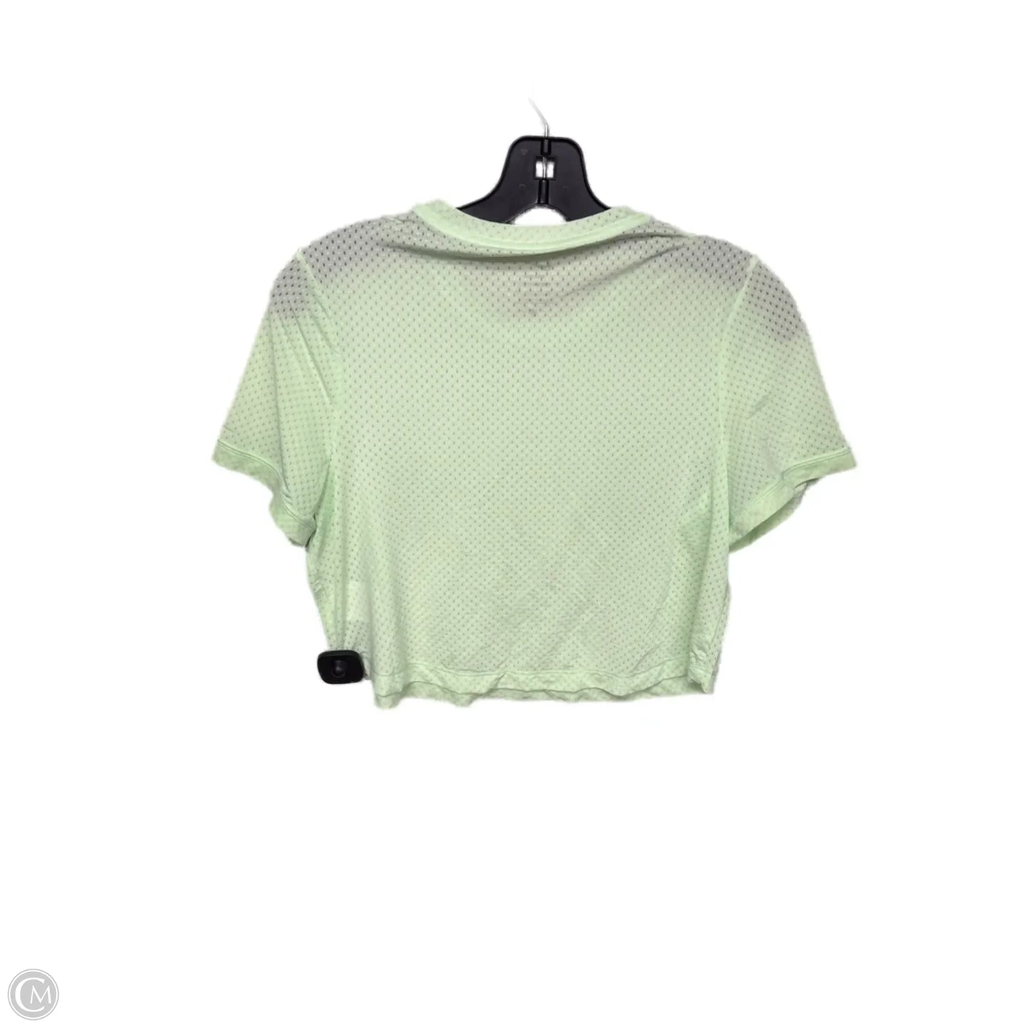 Athletic Top Short Sleeve By Nike Apparel In Green, Size: Xs
