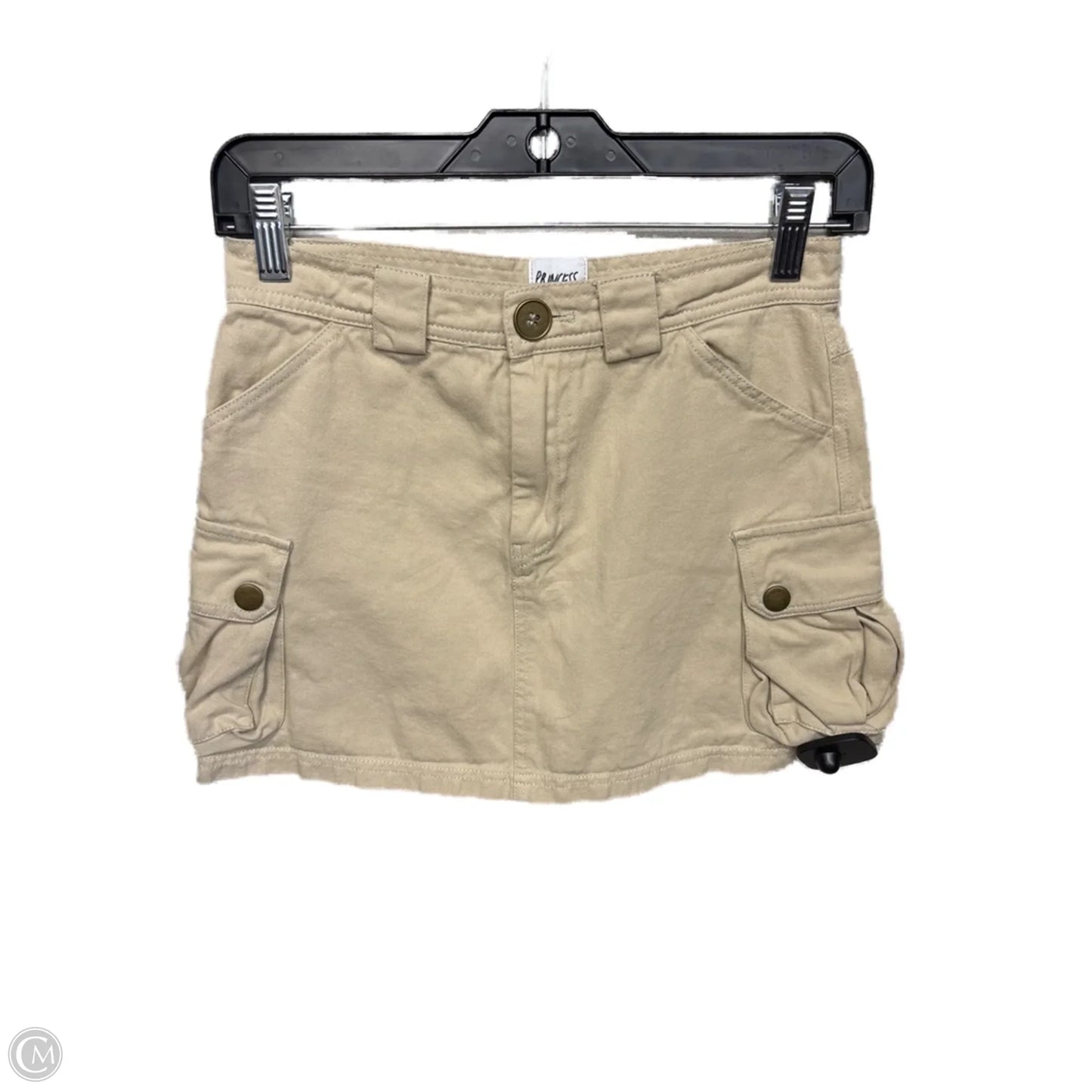 Skirt Mini & Short By Clothes Mentor In Tan, Size: 0