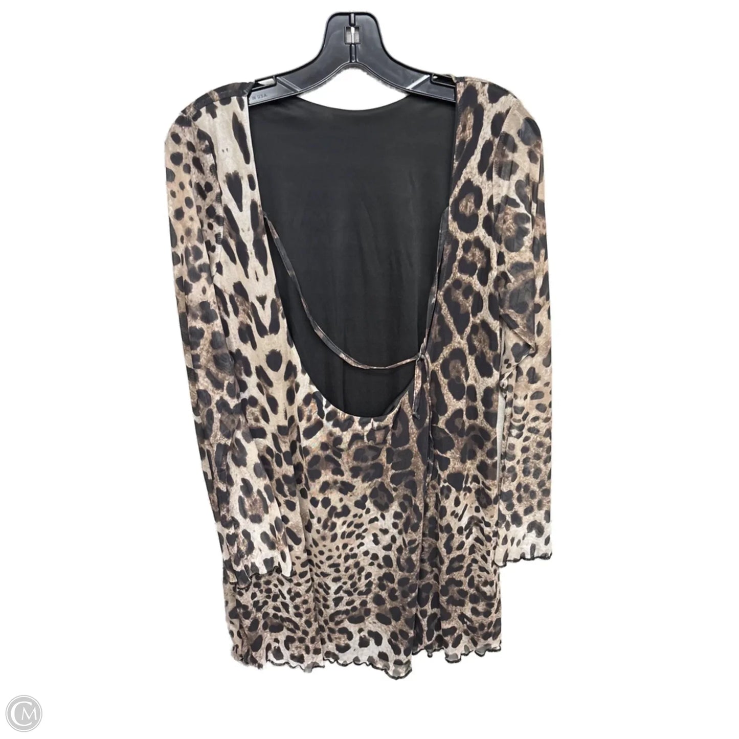 Dress Casual Short By Clothes Mentor In Animal Print, Size: 16