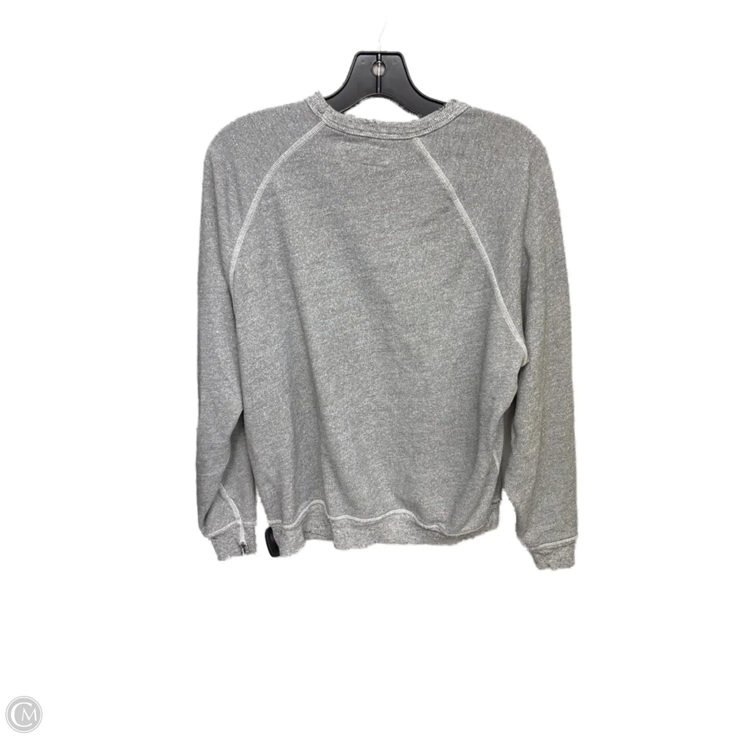Sweatshirt Crewneck By The Great. In Grey, Size: S