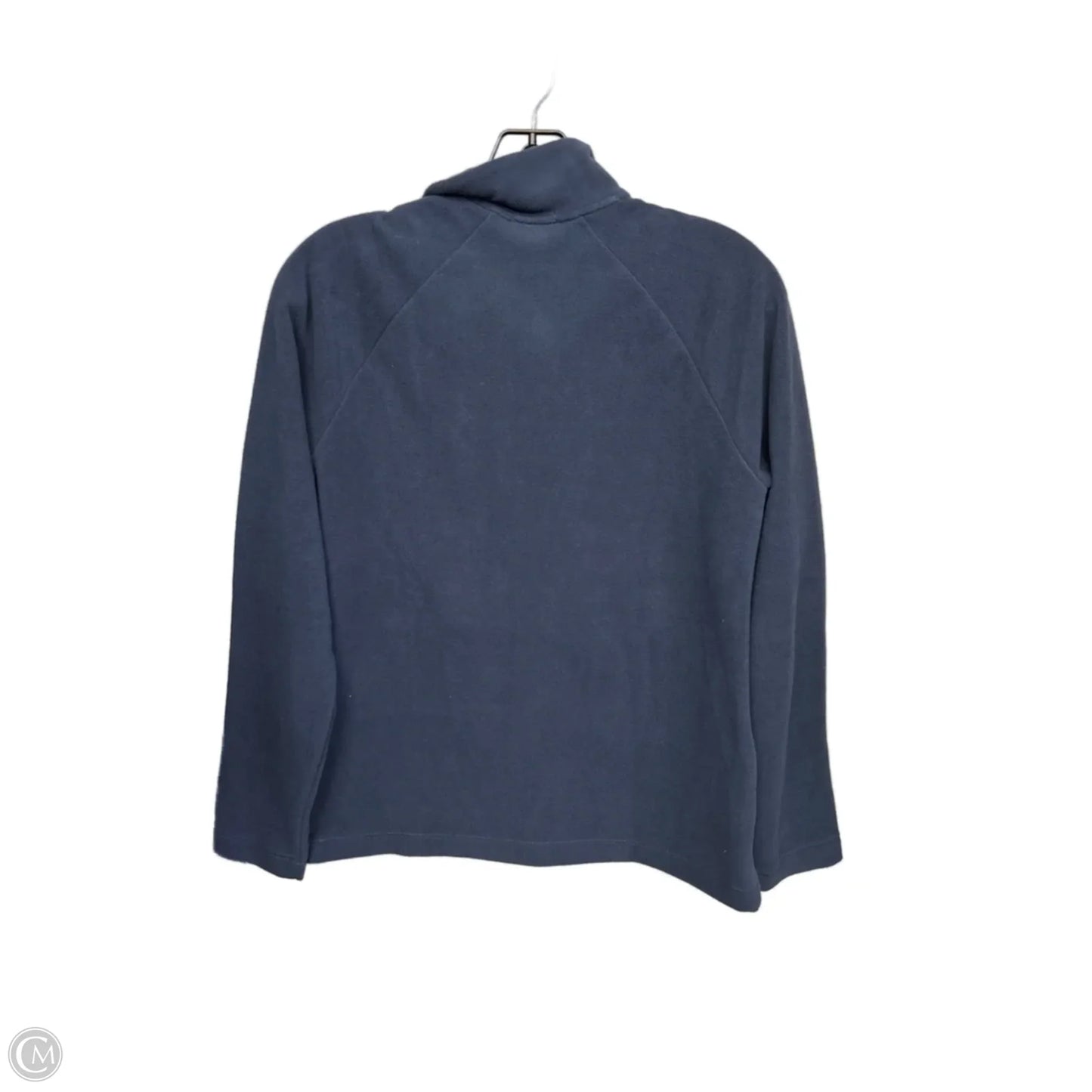 Athletic Jacket By Eddie Bauer In Navy, Size: S