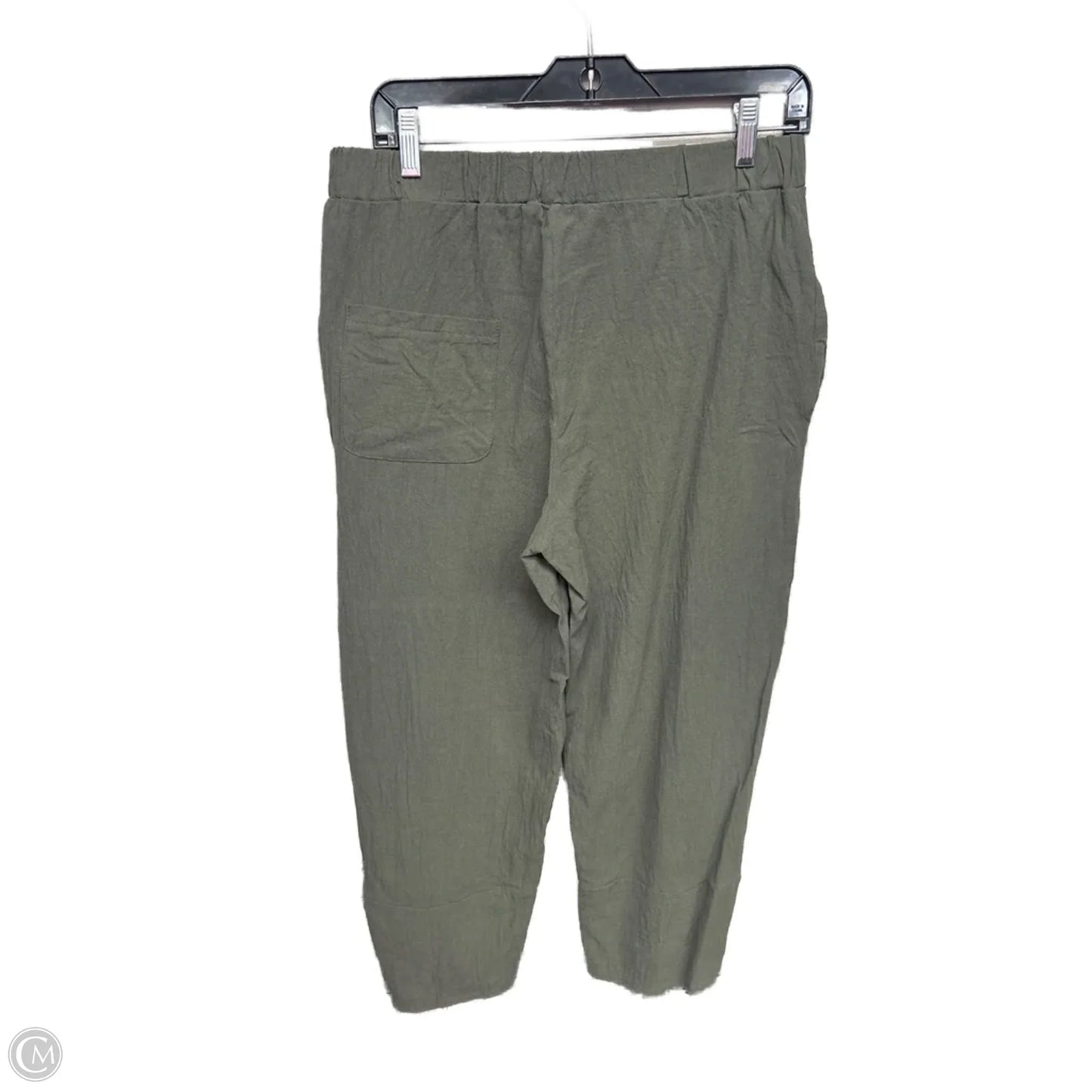 Pants Cropped By Clothes Mentor In Green, Size: M