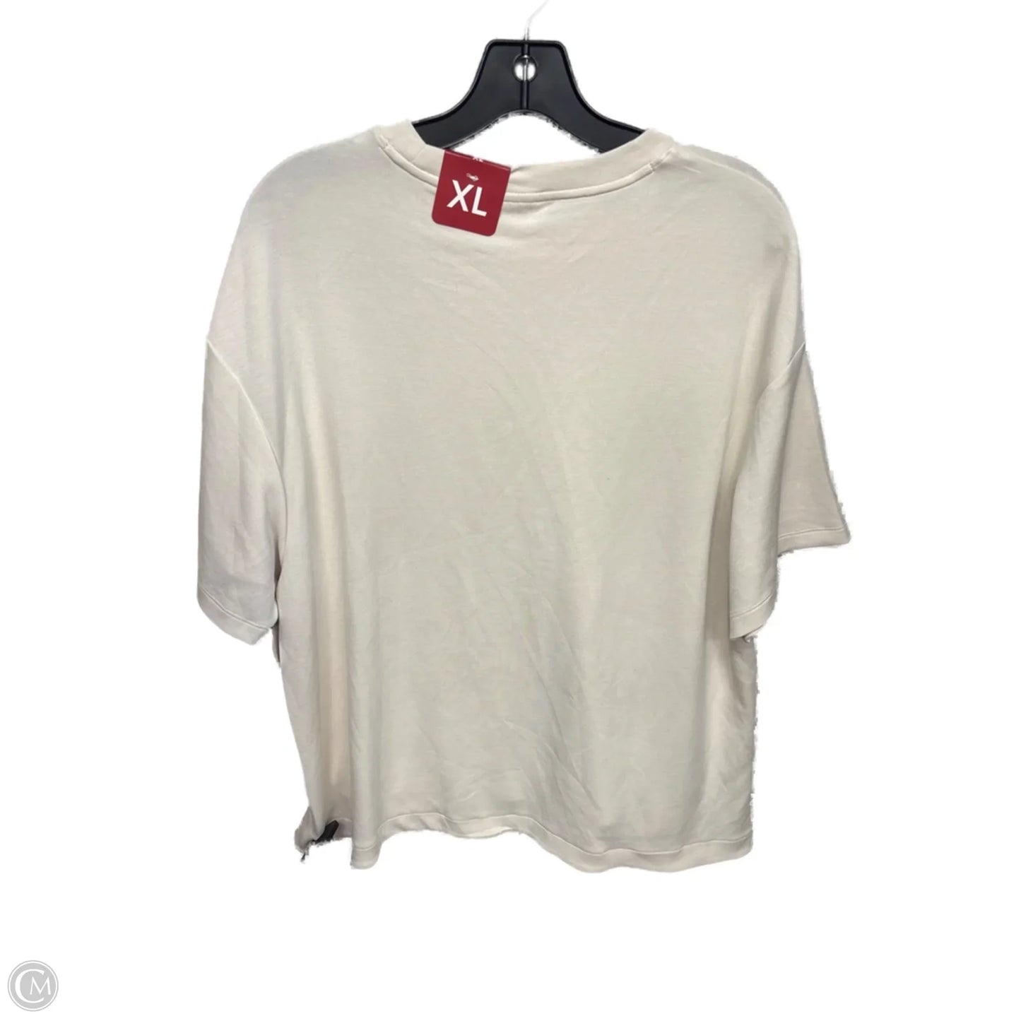 Top Short Sleeve By Members Mark In Cream, Size: Xl