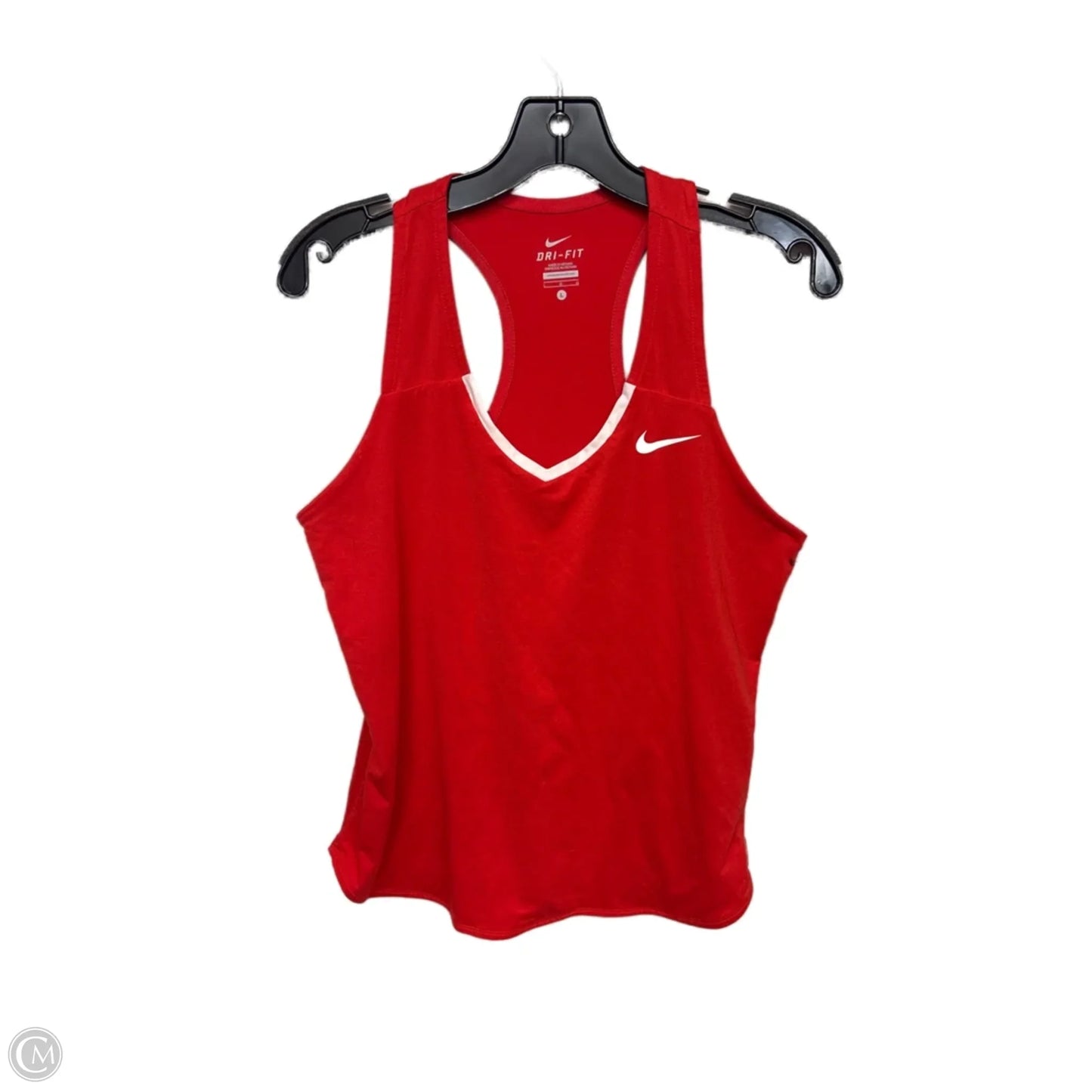 Athletic Tank Top By Nike Apparel In Red, Size: L