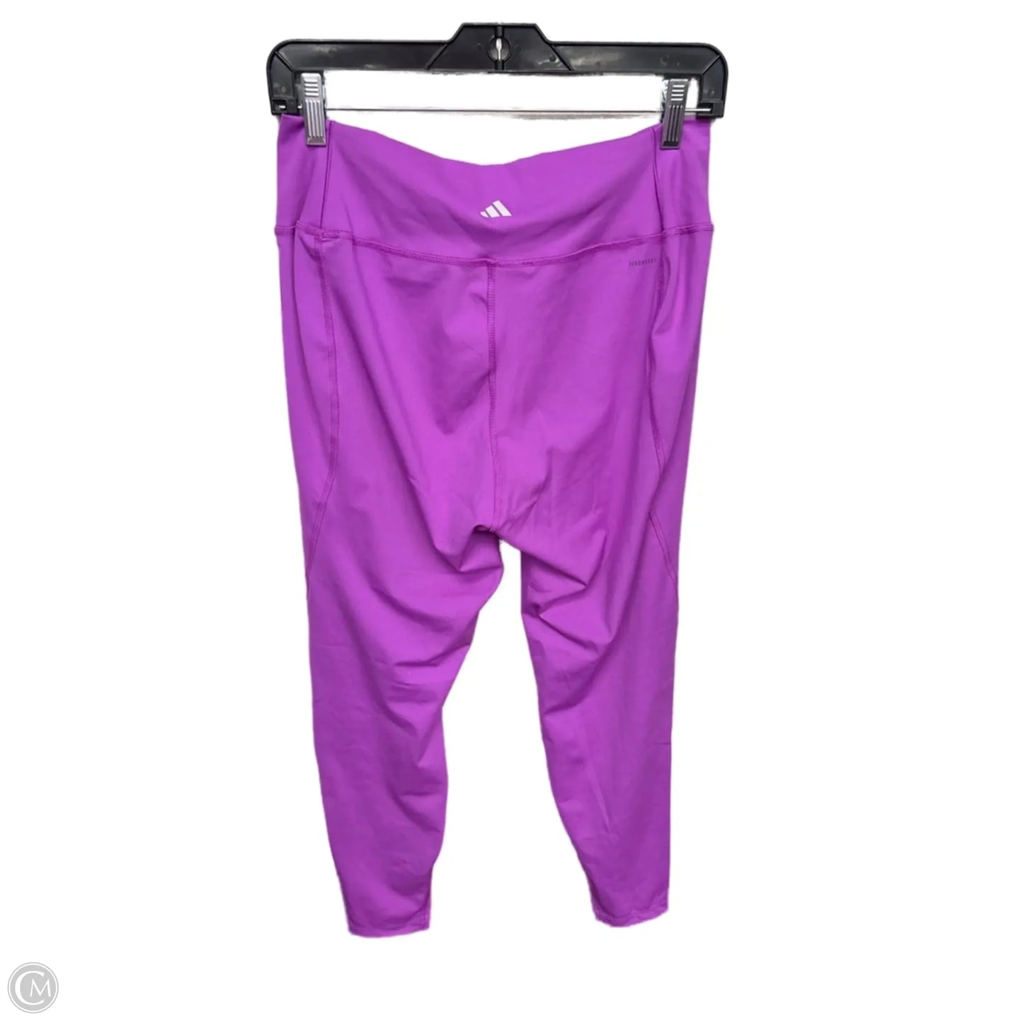 Athletic Leggings By Adidas In Purple, Size: Xl