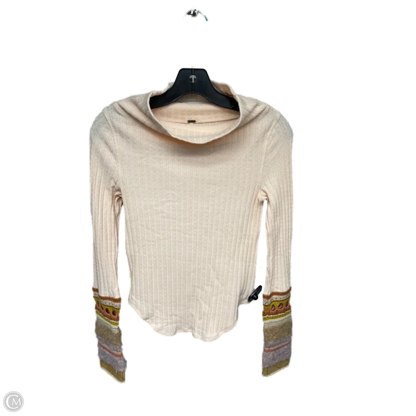 Top Long Sleeve By Free People In Peach, Size: Xs